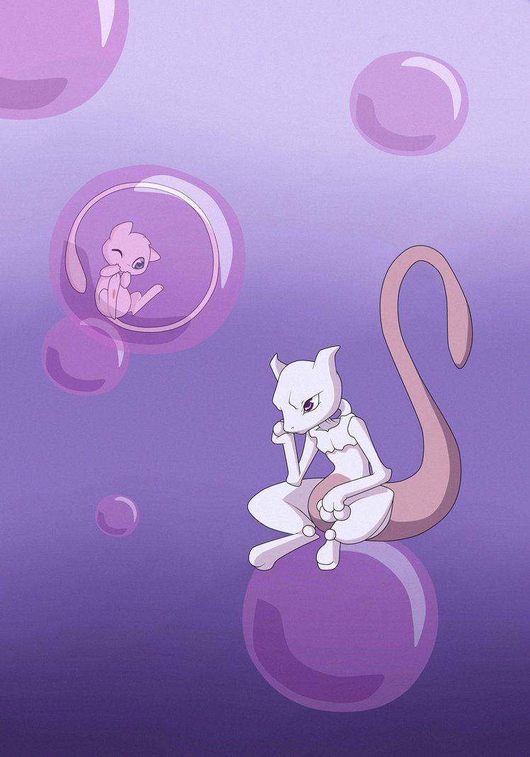 Mew And Mewtwo Wallpapers Top Free Mew And Mewtwo Backgrounds Wallpaperaccess