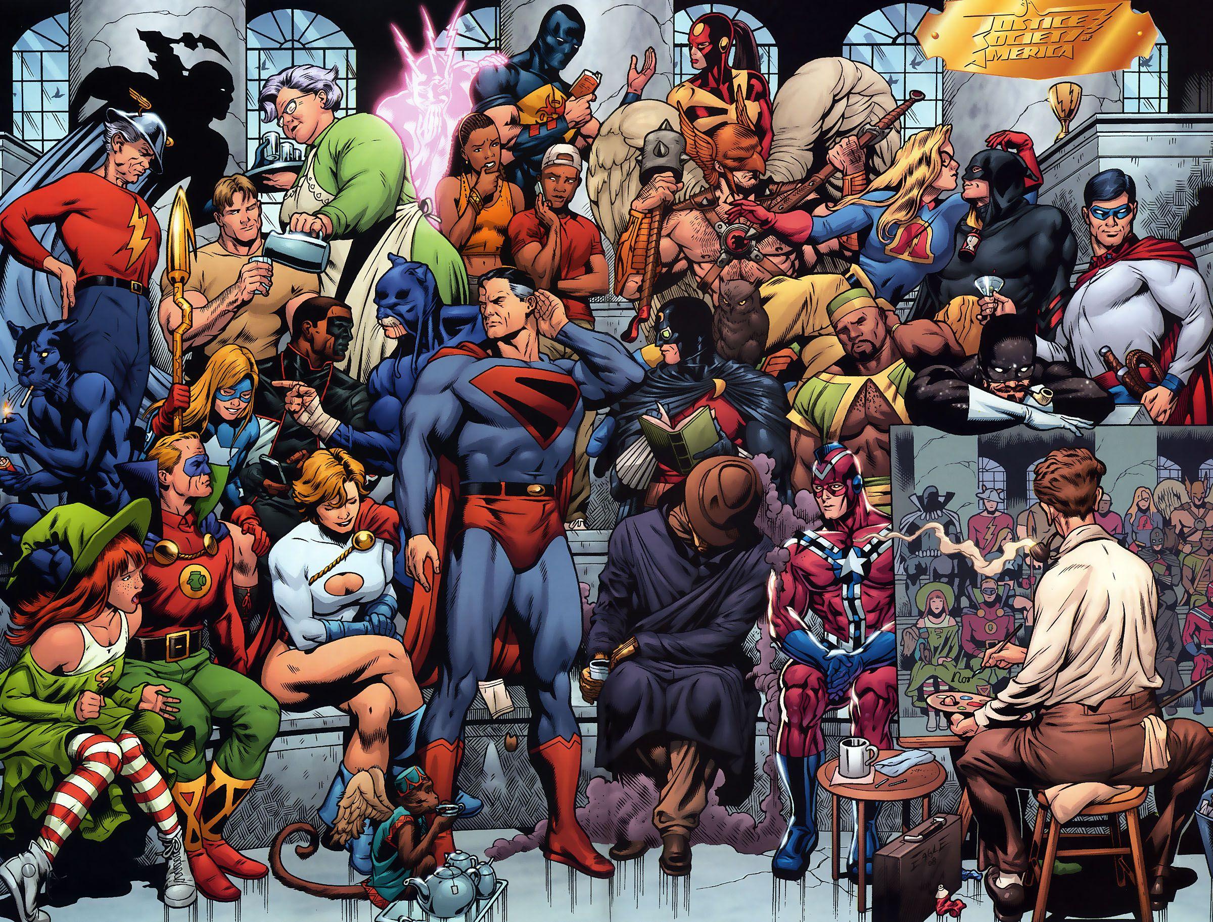 2400x1826 Superman Villains Wallpaper