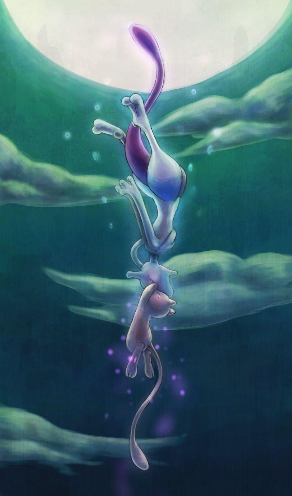 1000x1700 Mewtwo, Mobile Wallpaper Anime Image Board