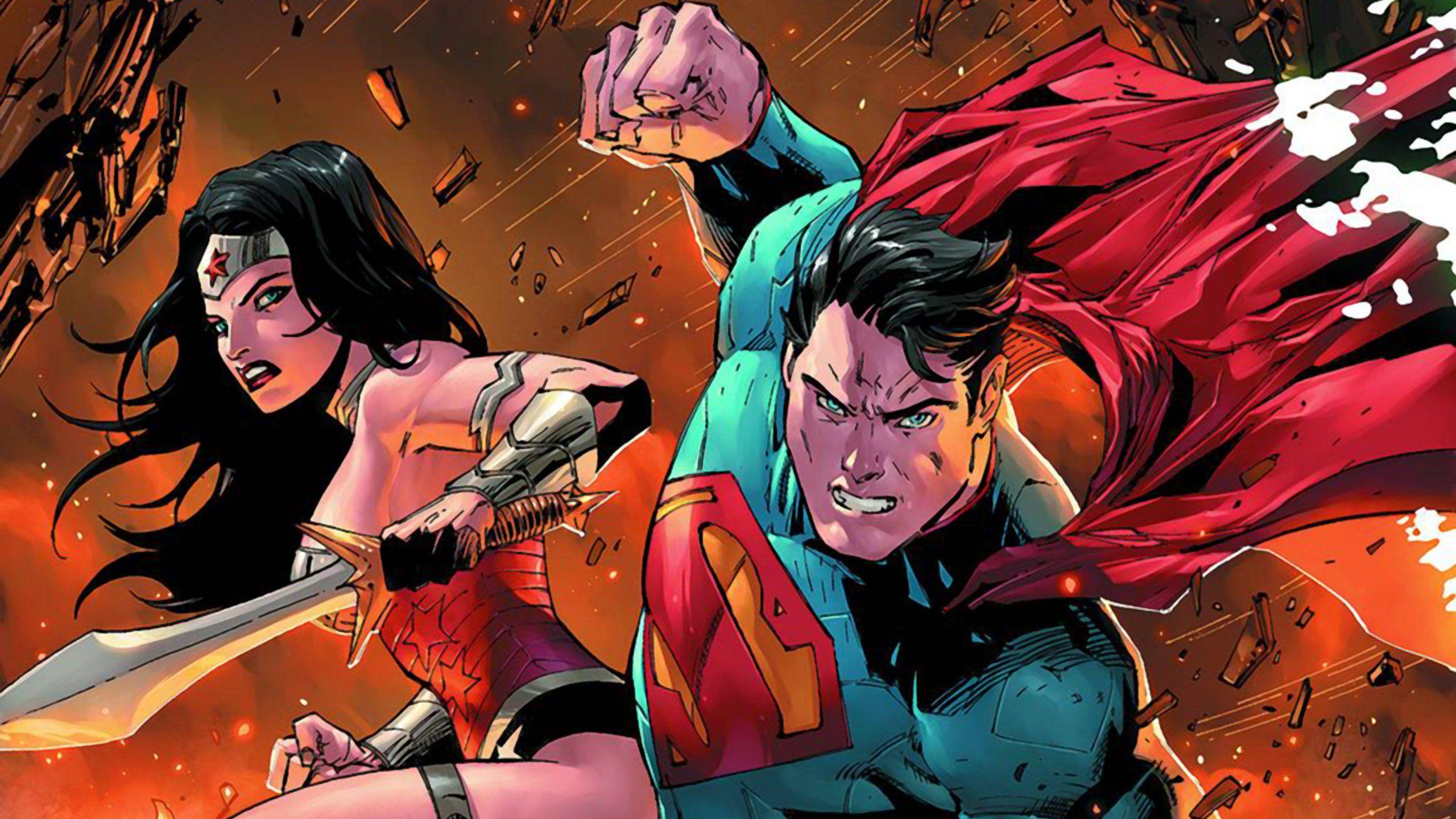 2560x1440 after, Doom, Superman, And, Wonder, Woman Wallpaper HD / Desktop and Mobile Background