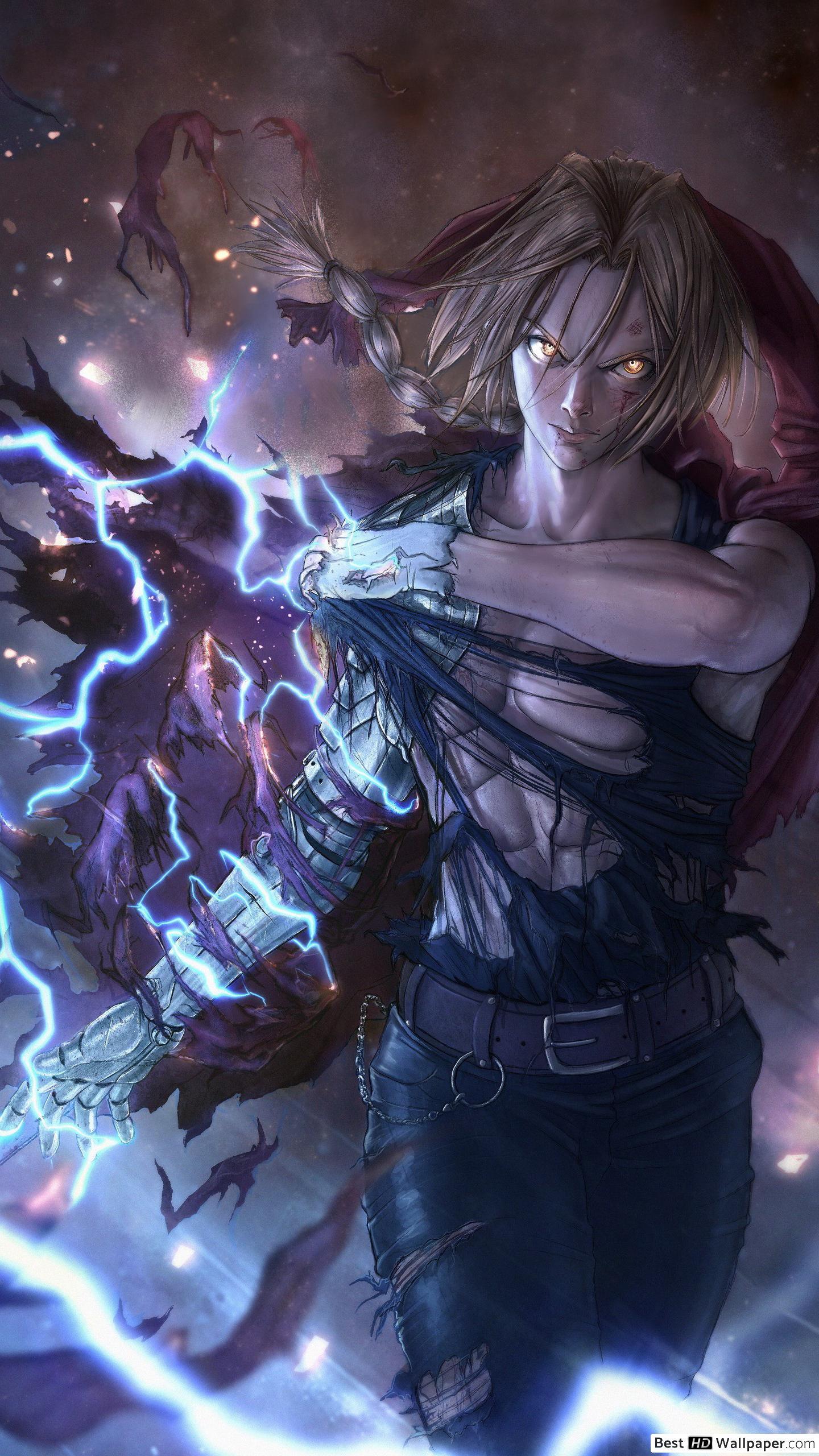 1440x2560 Edward Elric HD wallpaper download
