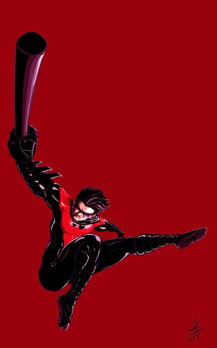 706x1132 Nightwing iPhone Wallpaper