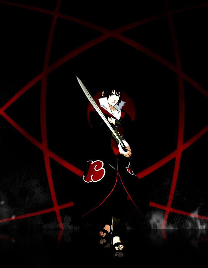 840x1080 Download 840x1336 wallpaper naruto, dark, sasuke uchiha, iphone 5