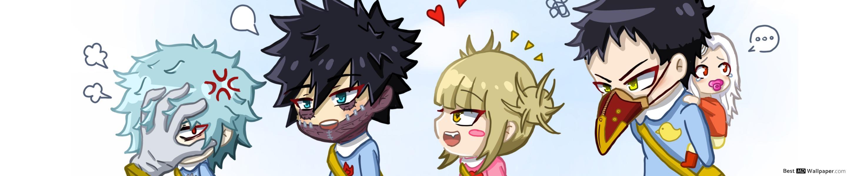 2880x600 My Hero Academia Shigaraki, Dabi, Himiko Toga, Kai Chisaki