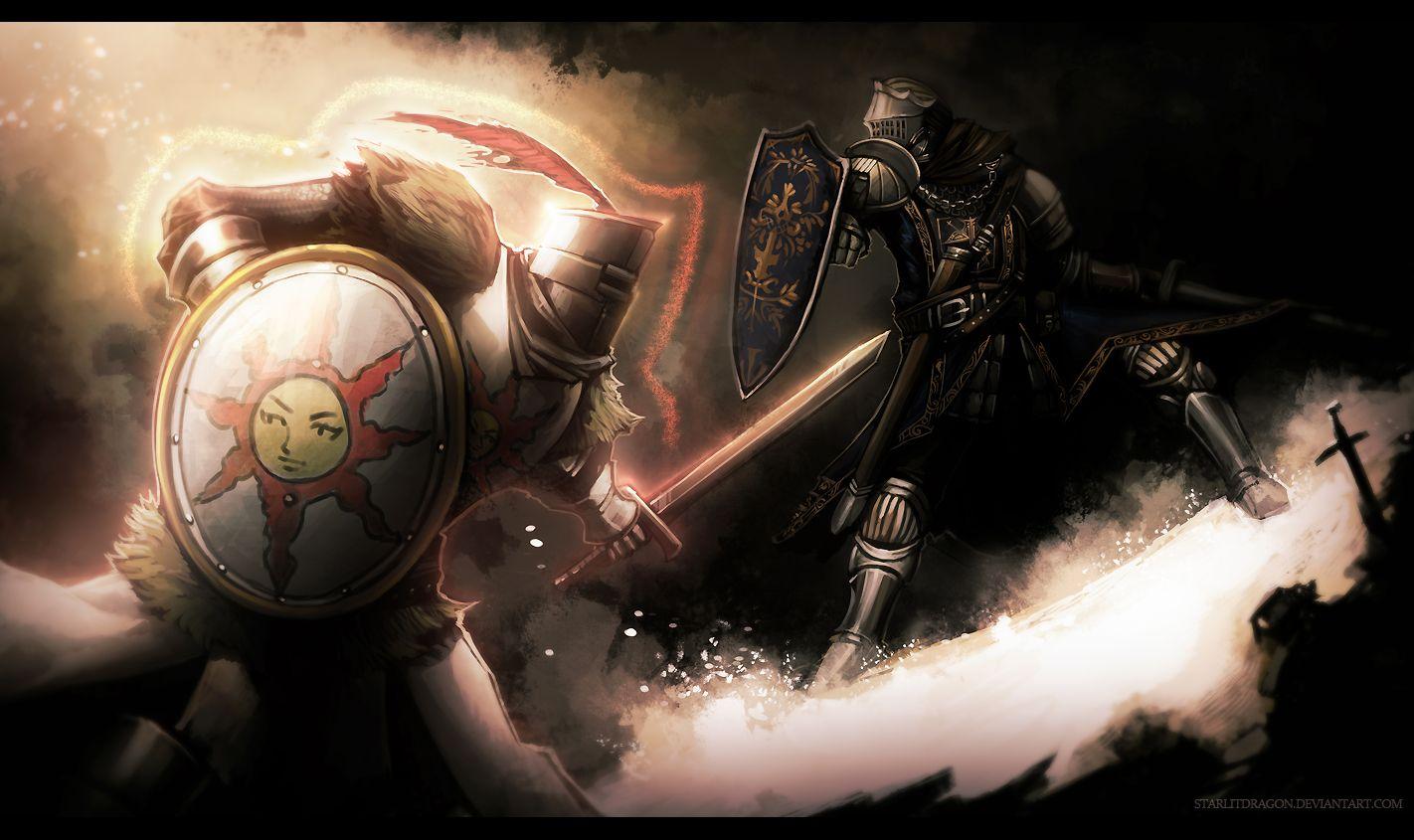 1422x845 COMMISSION: Dark Souls, Knights of Astora