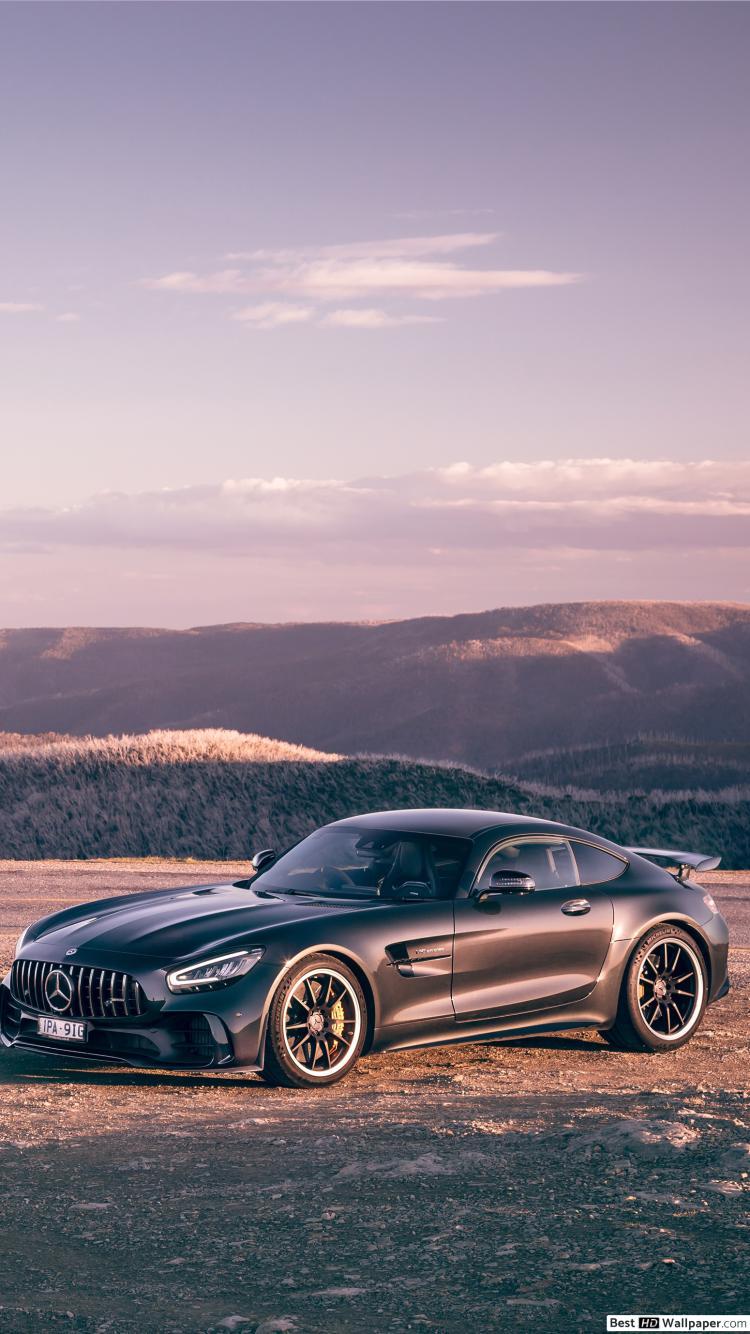750x1334 Mercedes Amg GT R Silver HD wallpaper download