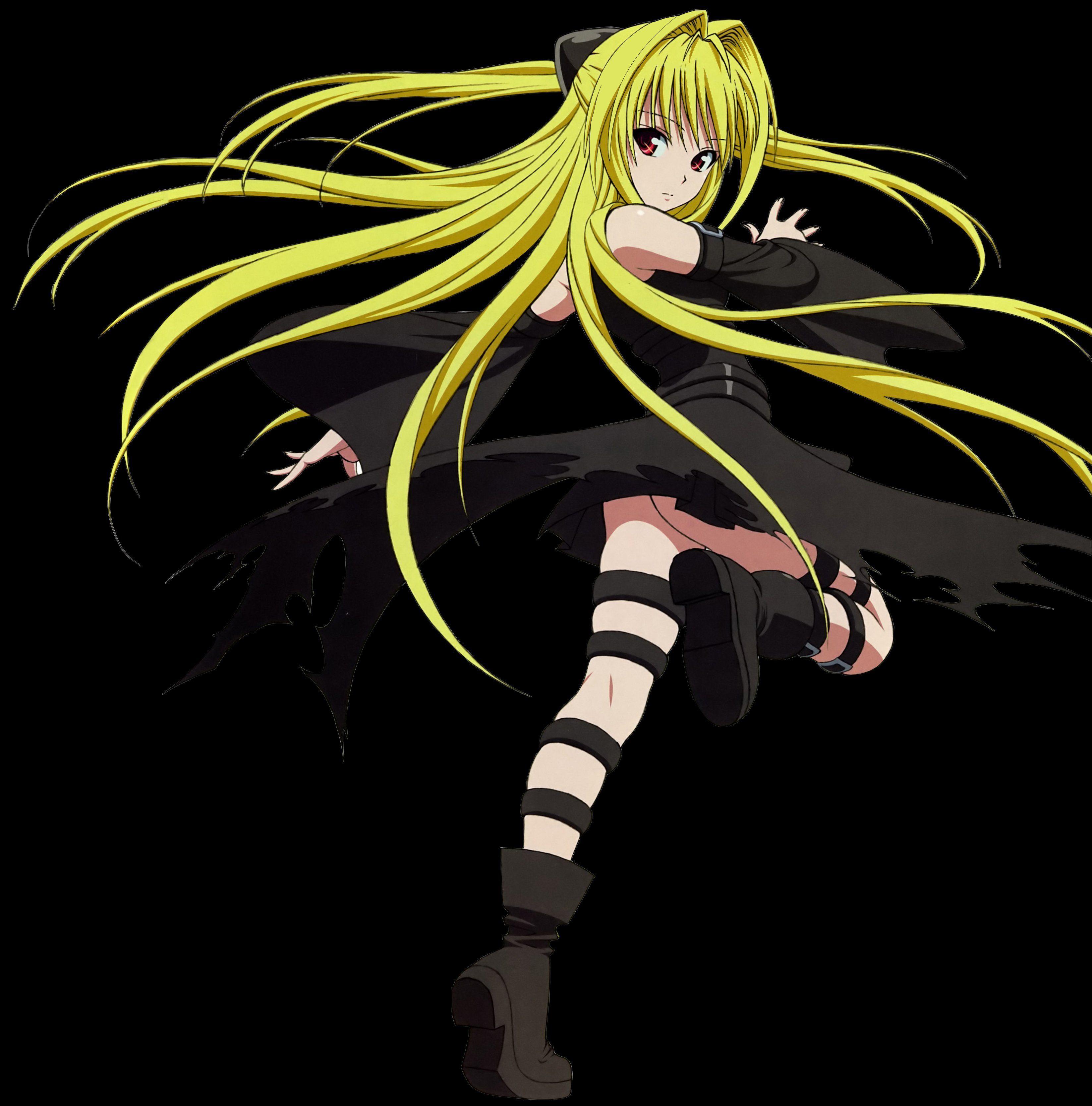 3295x3335 To Love Ru Golden Darkness black background wallpaperx3335