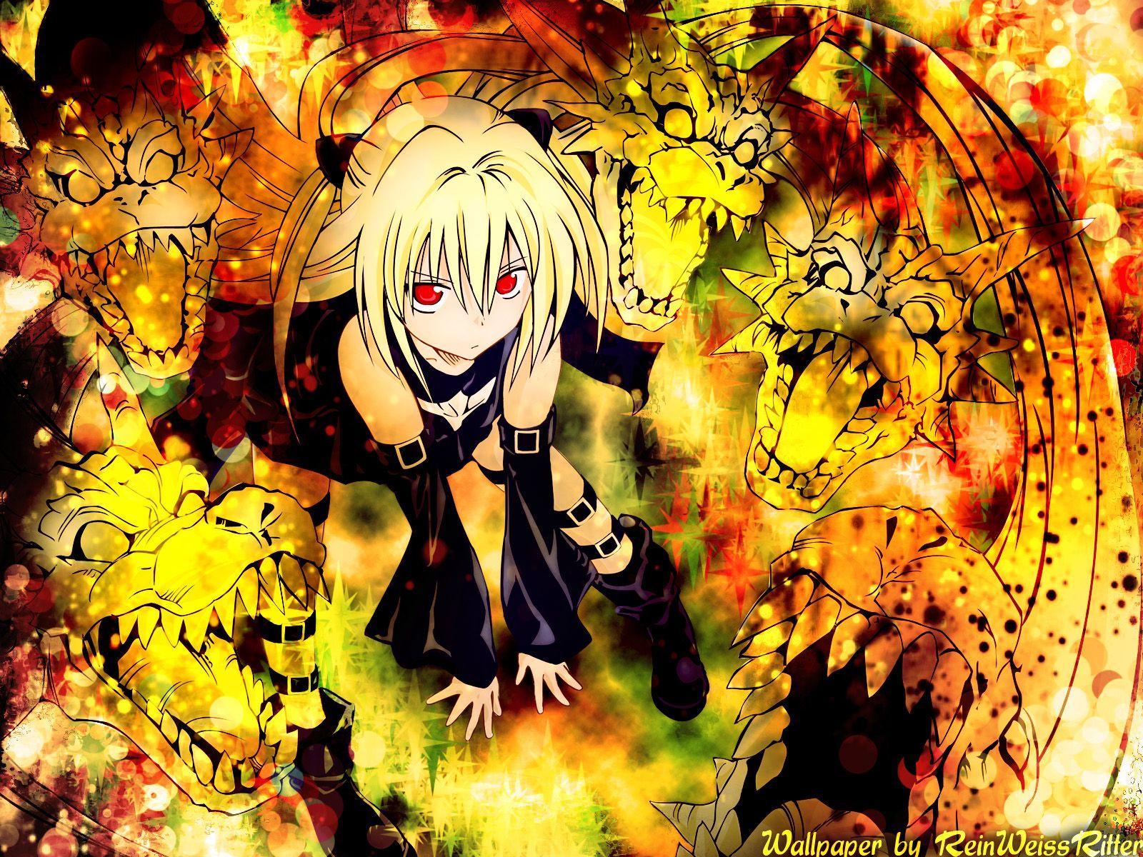1600x1200 golden darkness to love ru. konachan.com.com Anime Wallpaper