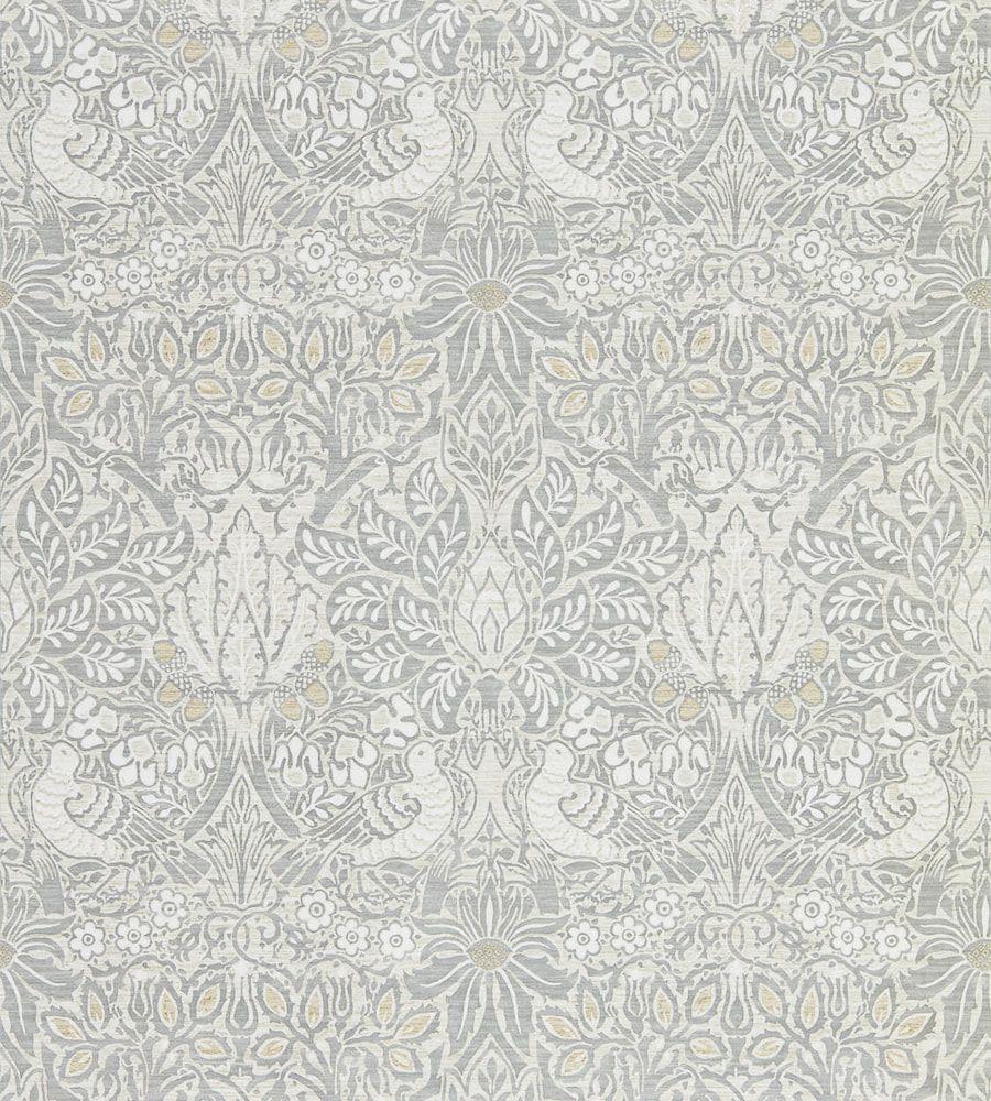 900x1000 Morris & Co Dove & Rose Wallpaper