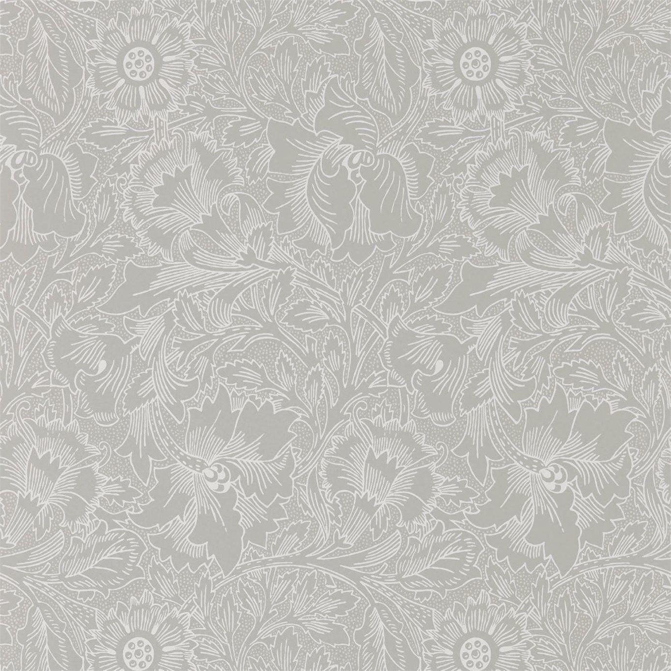 1366x1366 Pure Poppy Wallpaper. Poppy wallpaper, Morris wallpaper