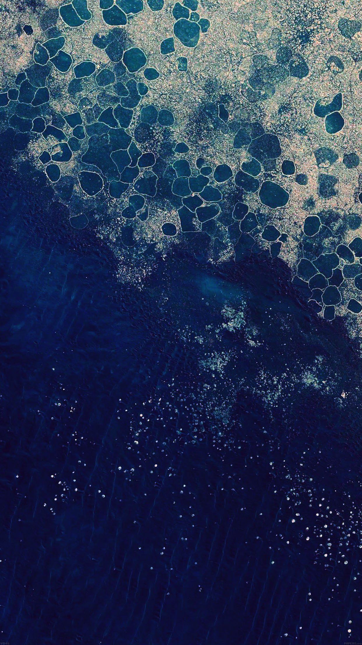 1242x2208 Earth View Blue Texture Android Lollipop Pattern iPhone Wallpaper