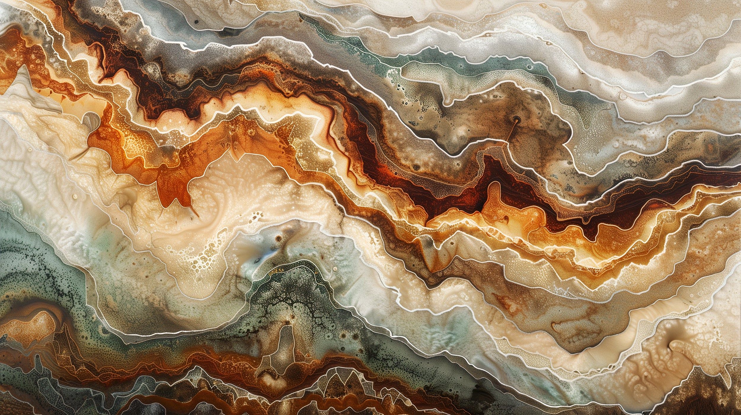 2500x1401 Earth Tones Marble Mural, Peel and Stick Natural Dark Marble Wallpaper, Removable Green Brown Stone Texture Surface Decor & stick / Small