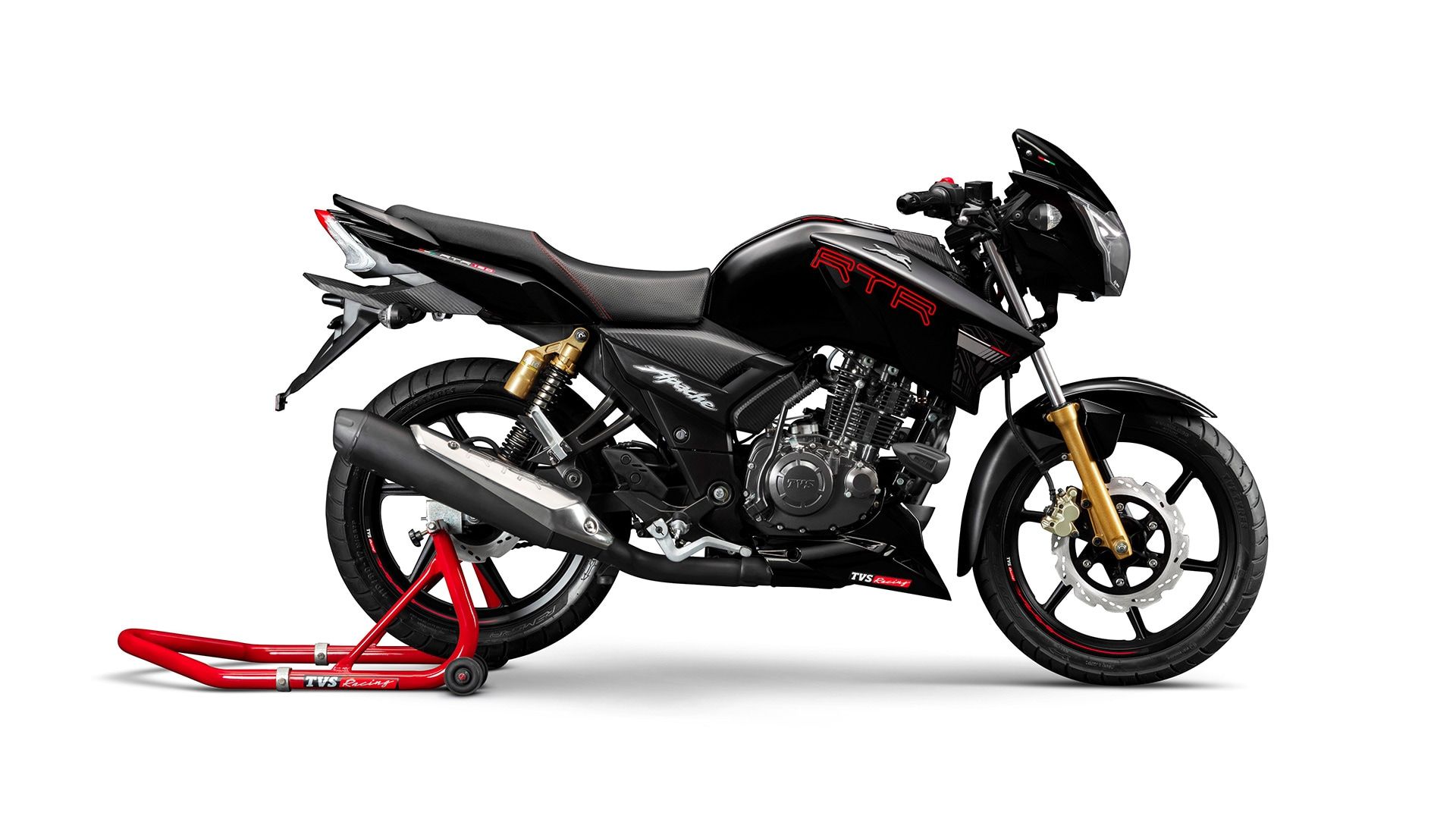 1920x1080 TVS Apache RTR 180 2019 STD Bike Photo