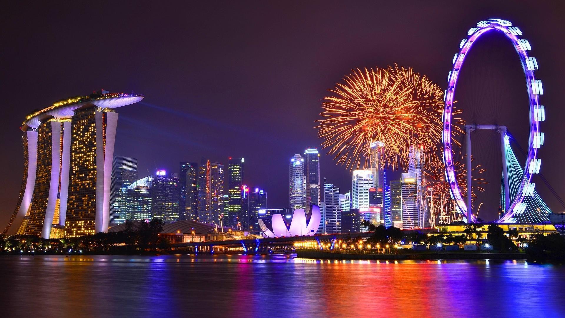 1920x1080 Cityscapes singapore wallpaper