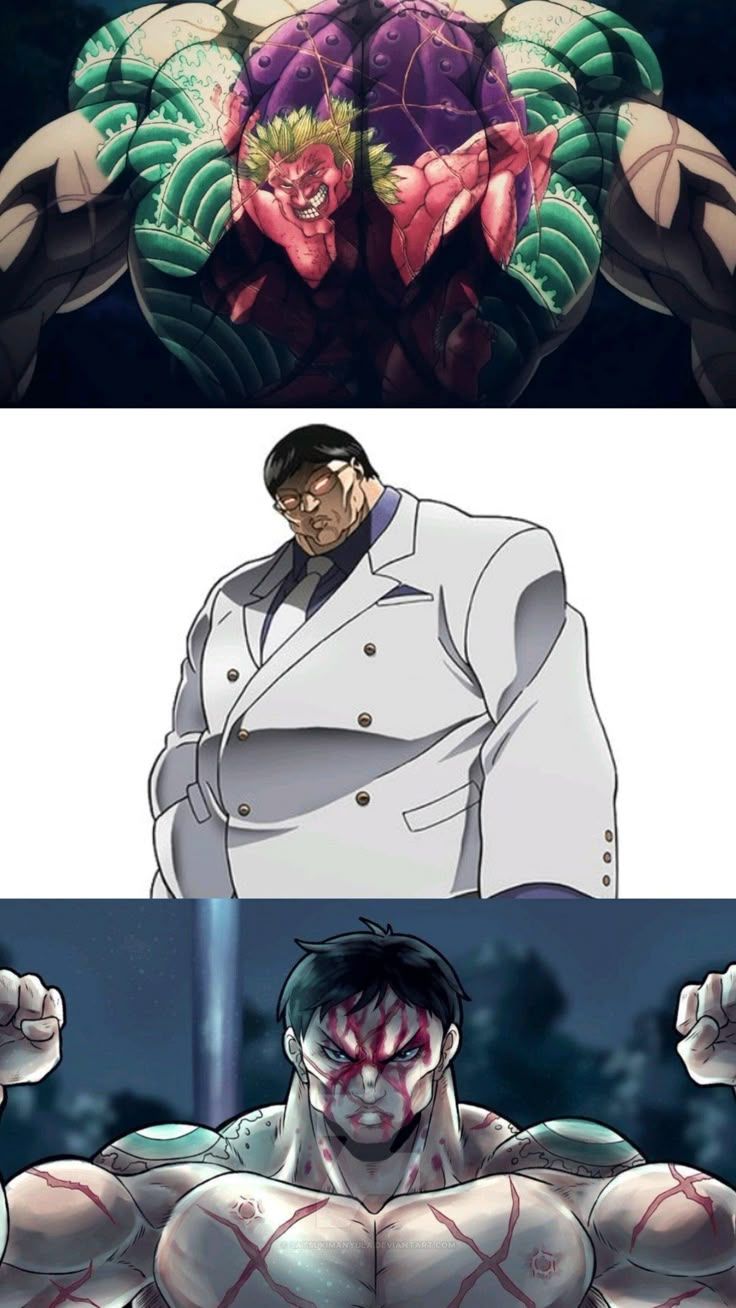 736x1308 ideas de Baki en 2026. anime de artes marciales, artes marciales, fan de arte