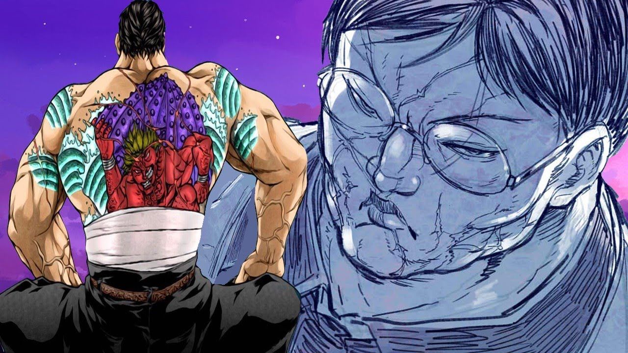 1280x720 MUSCLE MANGA Hanayama's Physique in Grappler Baki (part. 2)