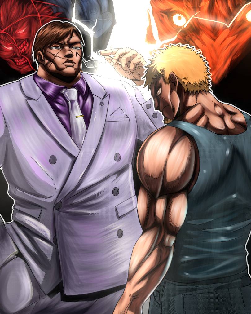 810x1013 Hanayama Kaoru vs Wakatsuki Takeshi by Me and Colored