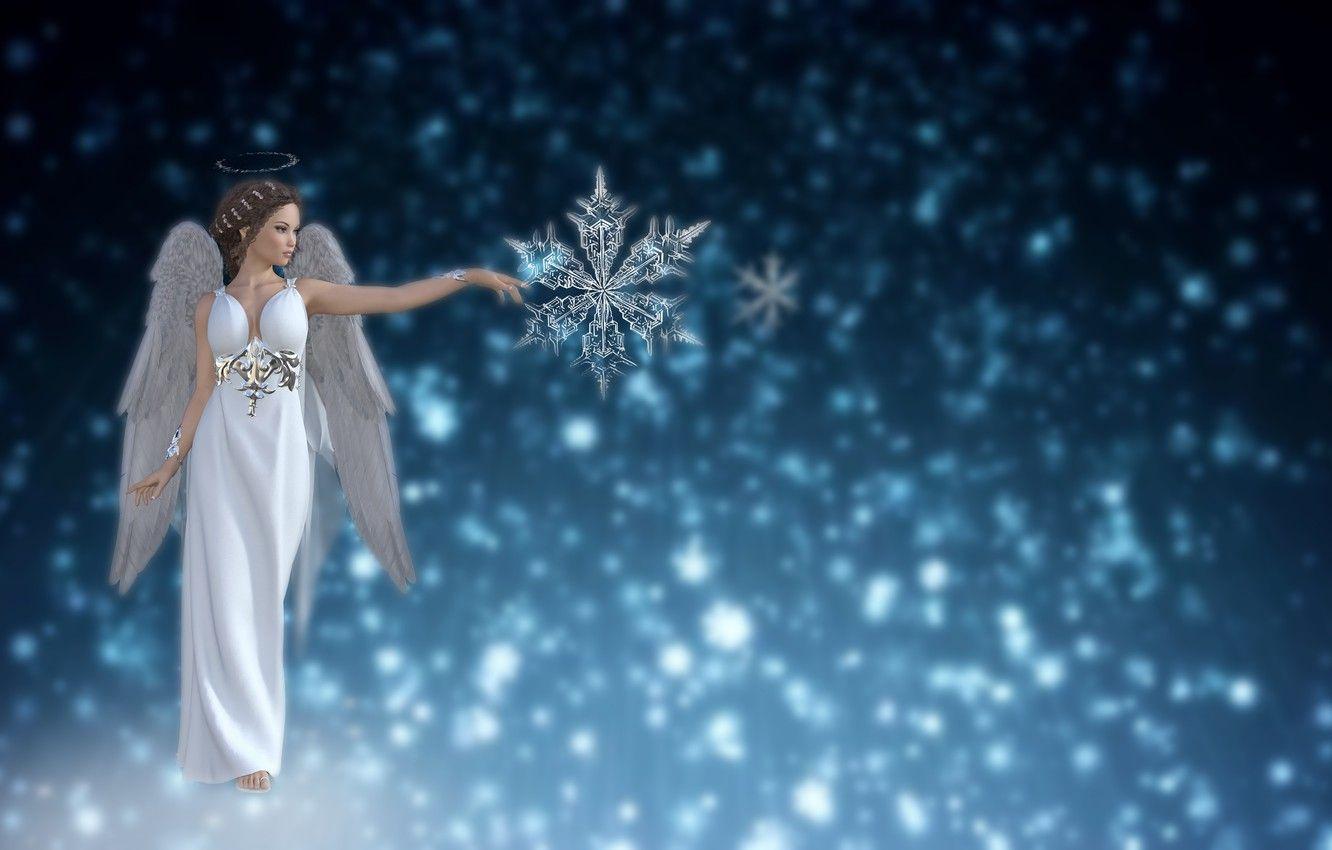 1332x850 Wallpaper the sky, background, snow, winter, star, Christmas