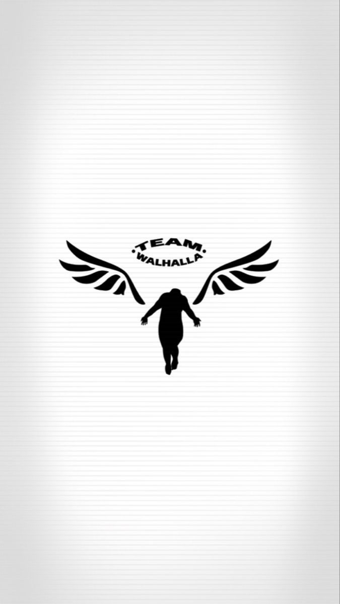 675x1200 Vallhalla Wallpaper (White)