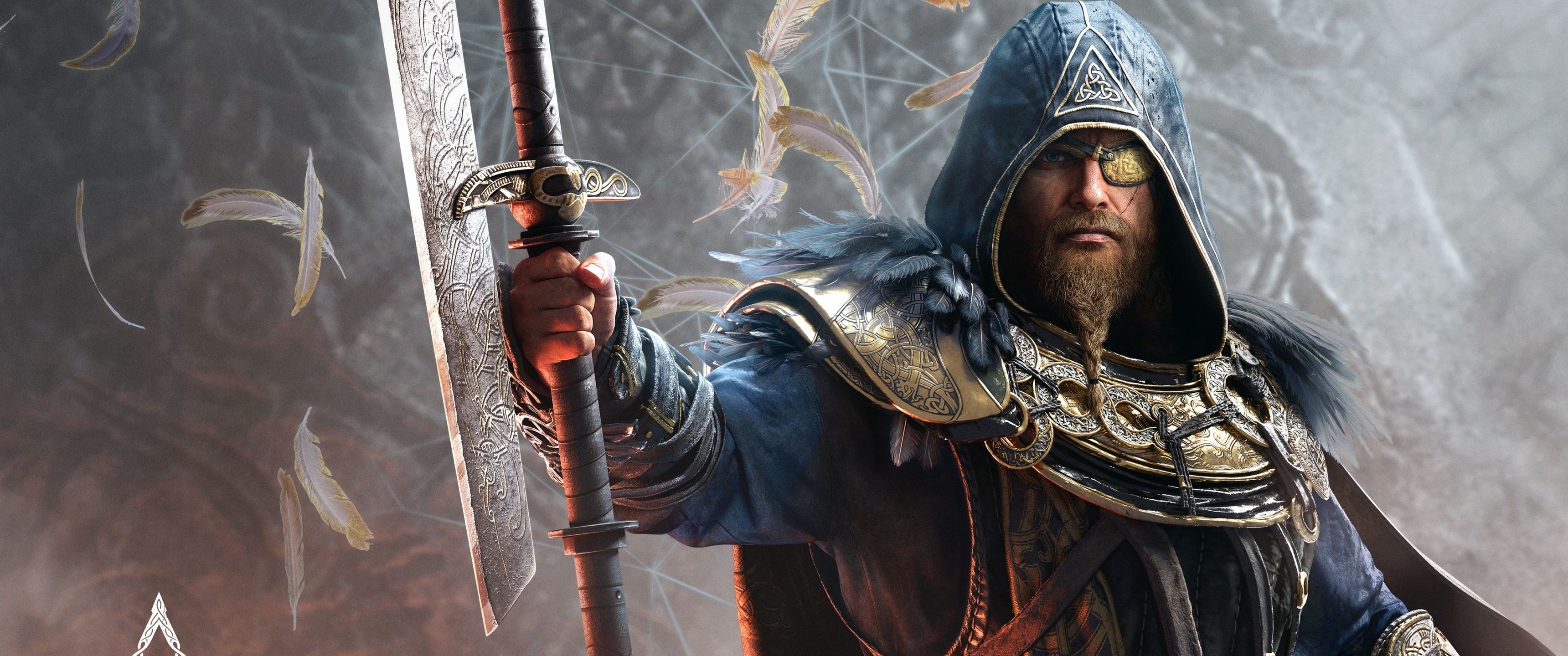 3440x1440 Odin Wallpaper 4K, Assassin's Creed Valhalla