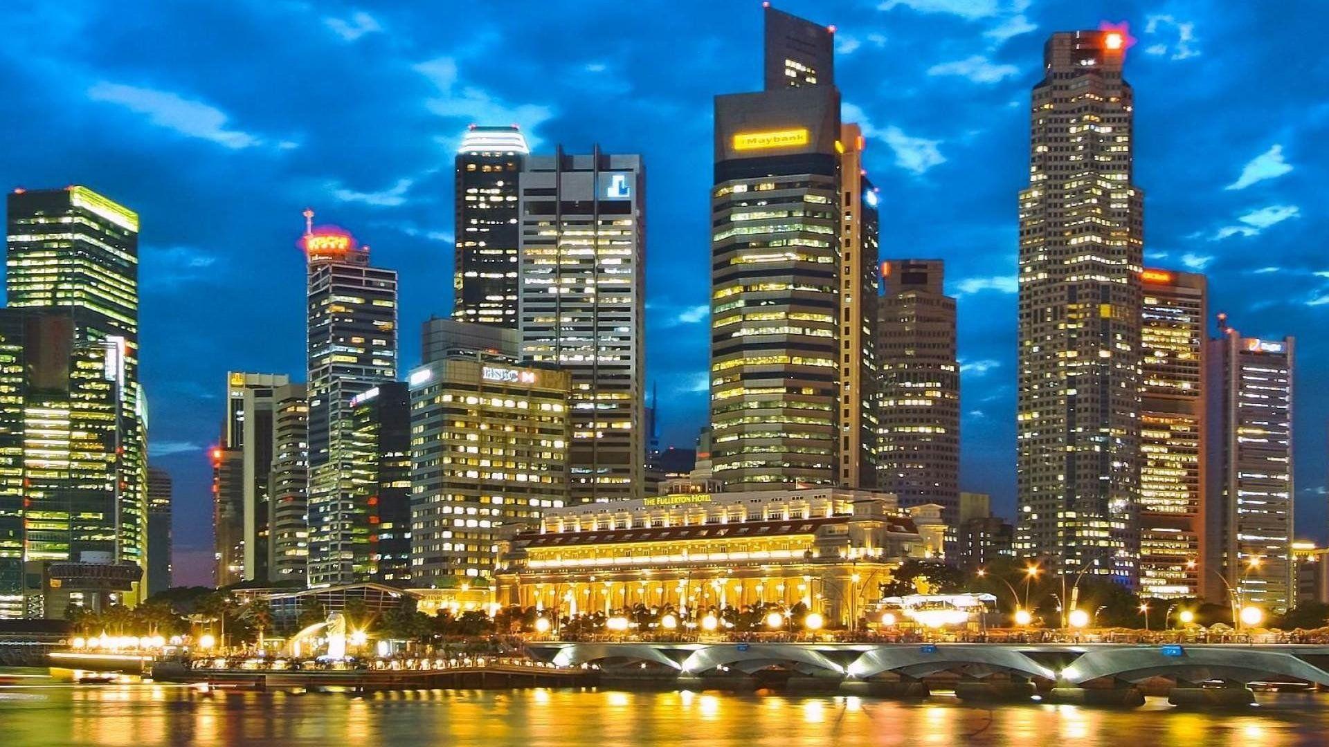 1920x1080 Singapore Skyline 473898