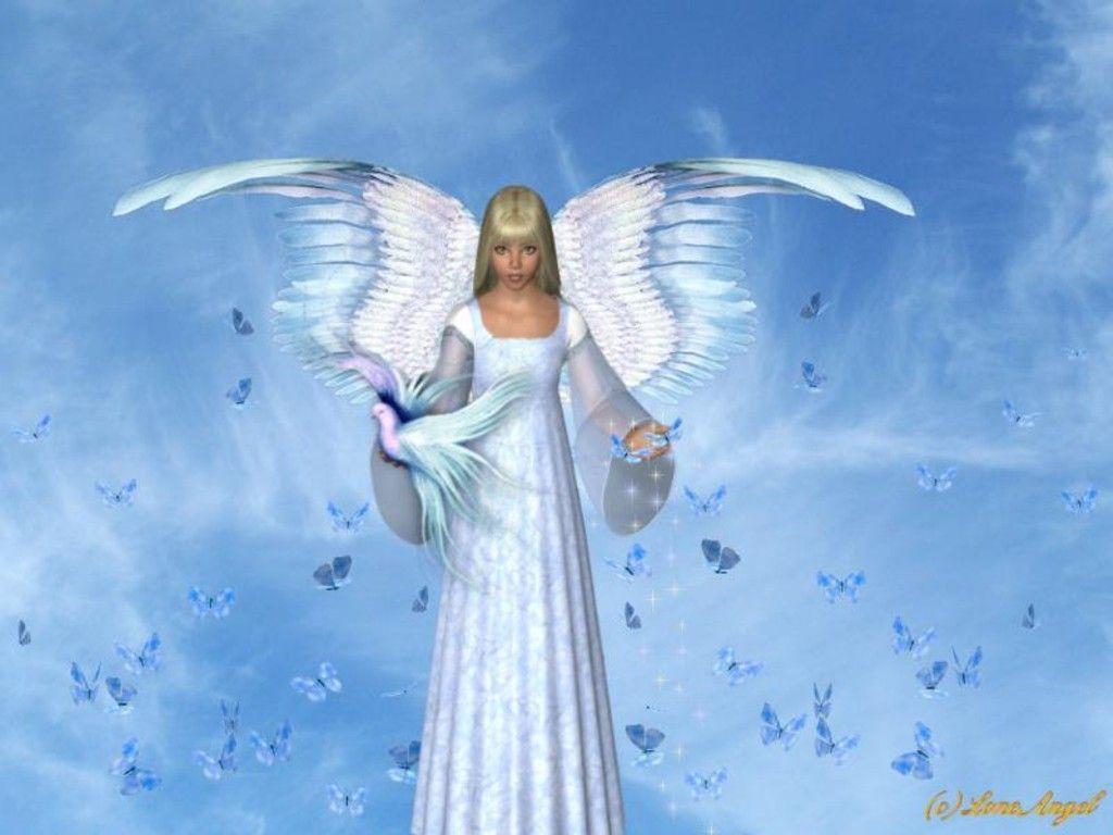 1024x768 Angels On High Wallpaper. High Quality