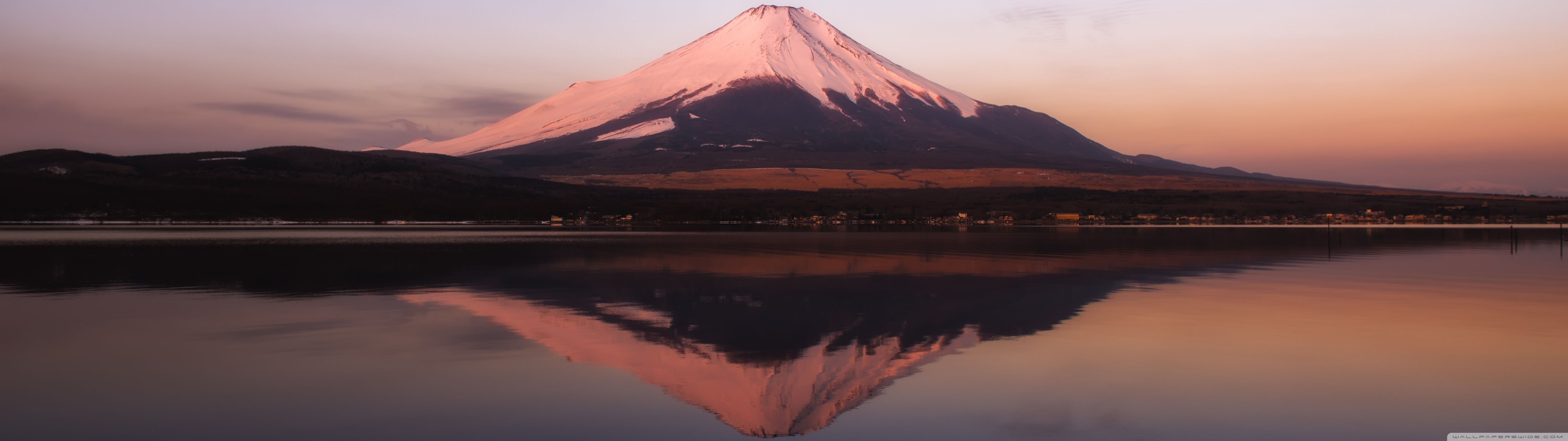 5120x1440 Mount Fuji Landscapes 4K UHD Wallpaper for UltraHD Desktop and TV : Widescreen and UltraWide Display : Dual Monitor : Smartphone and Tablet Devices
