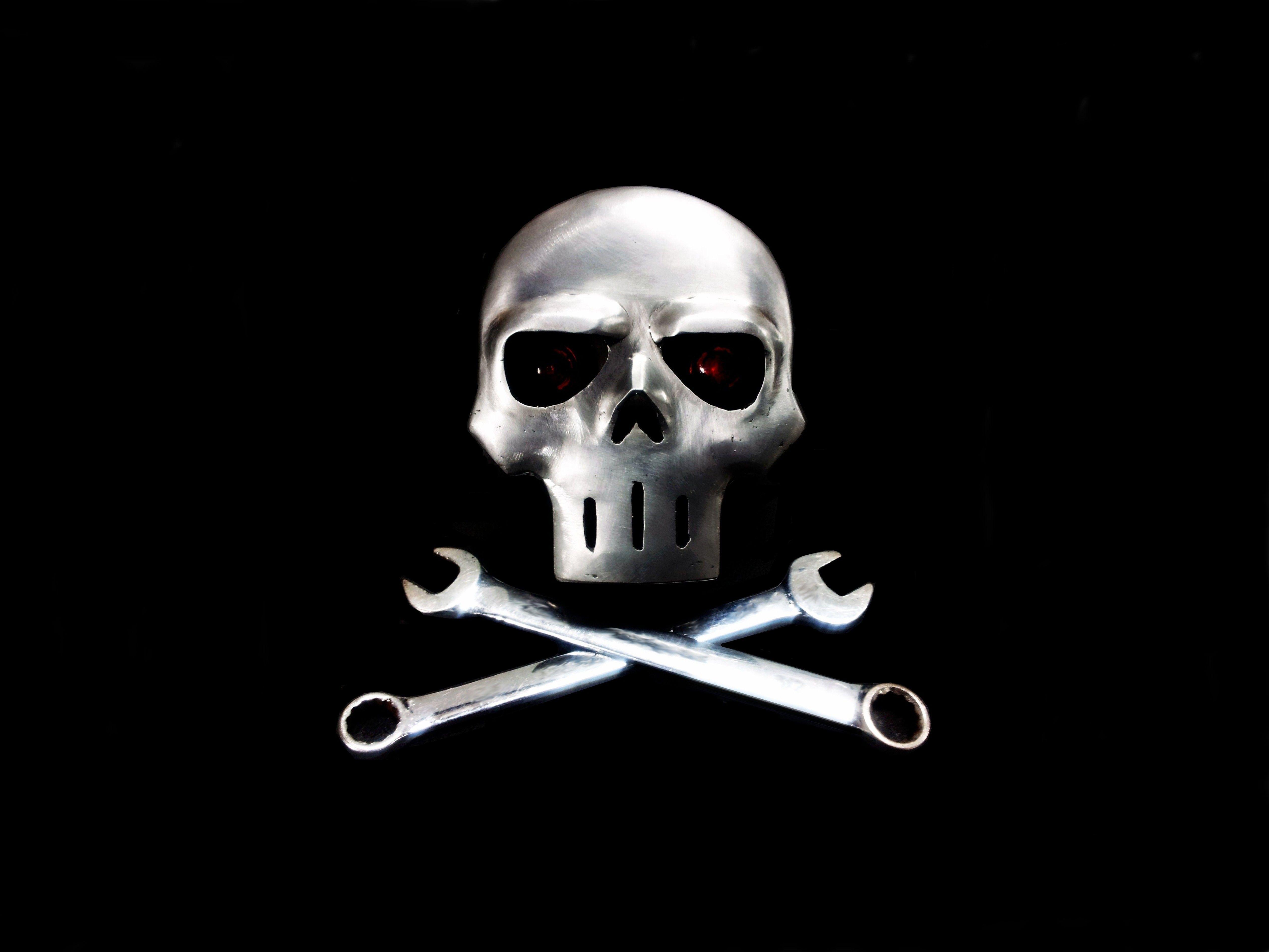 5034x3776 Skull Gaming Background. Gaming