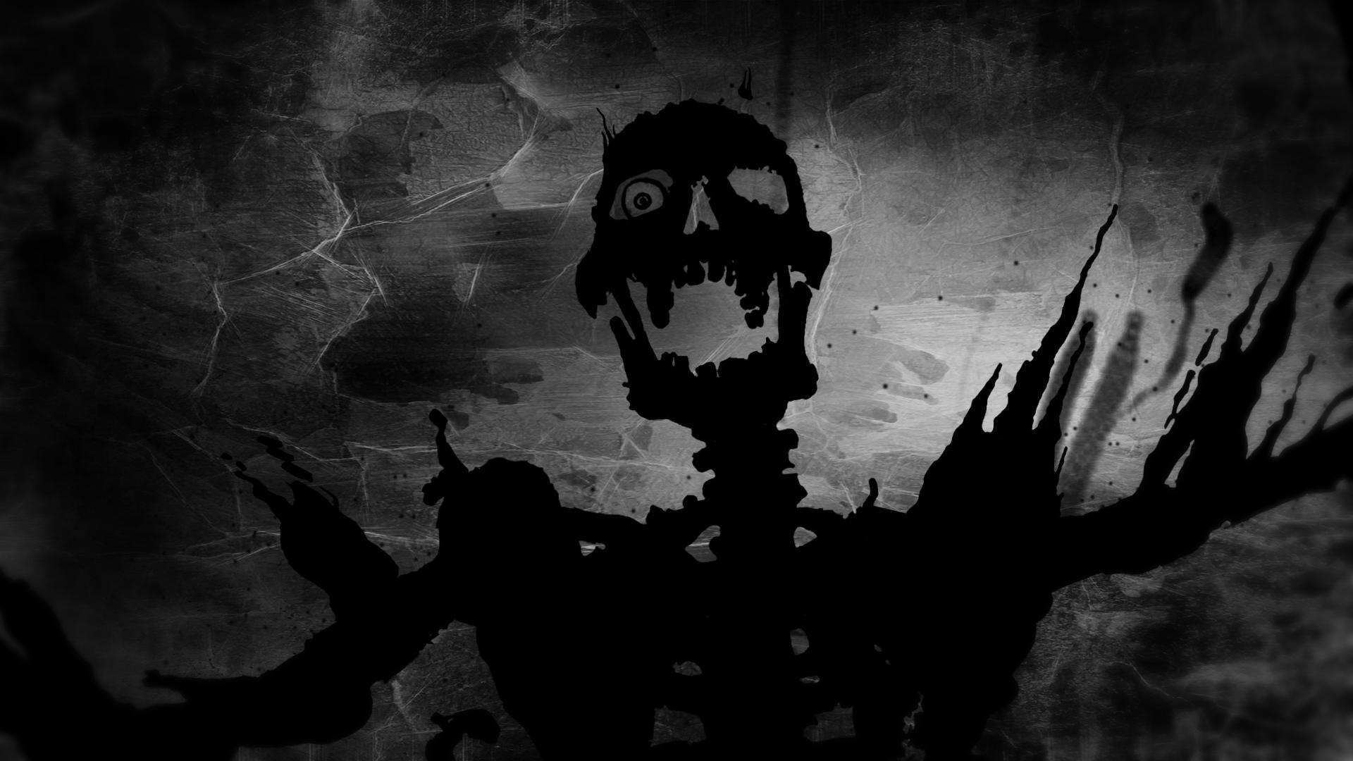 1920x1080 Dark Skull Wallpaper (1920x1080)