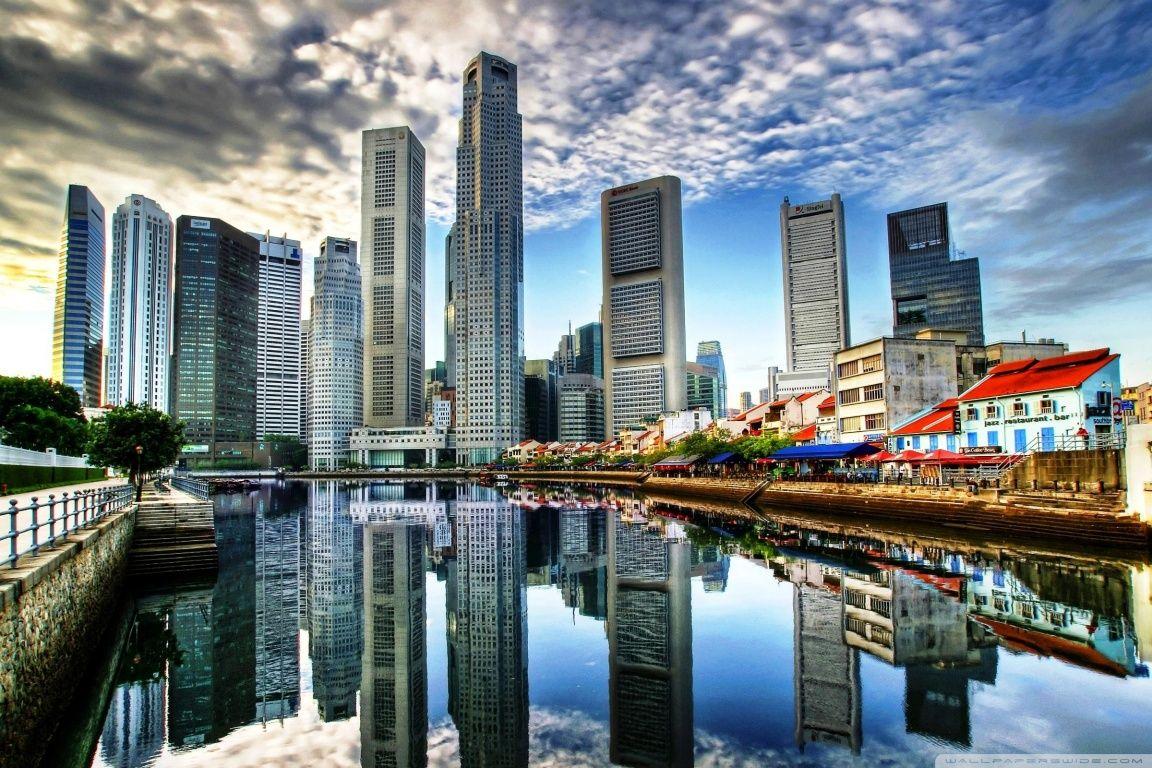 1152x768 Singapore City ❤ 4K HD Desktop Wallpaper for 4K Ultra HD TV • Dual
