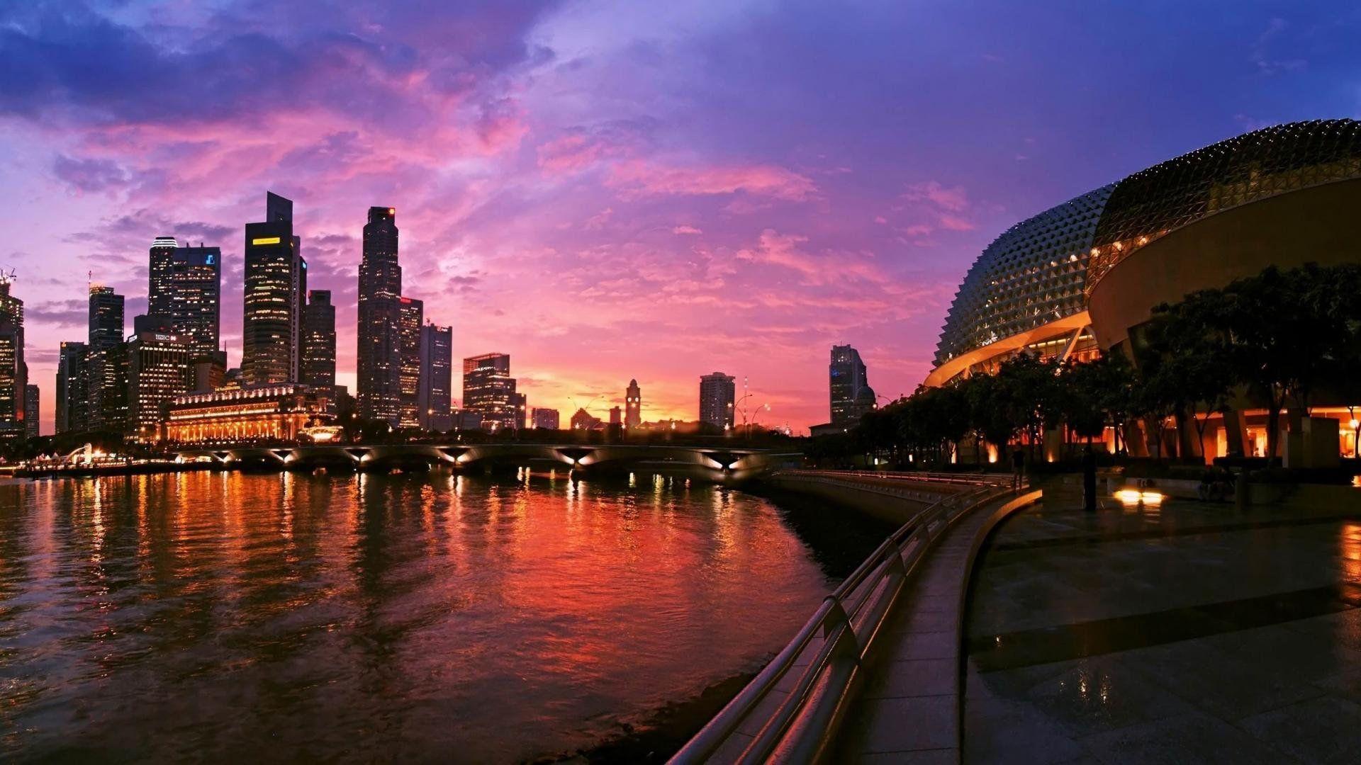 1920x1080 Singapore Skyline 459018