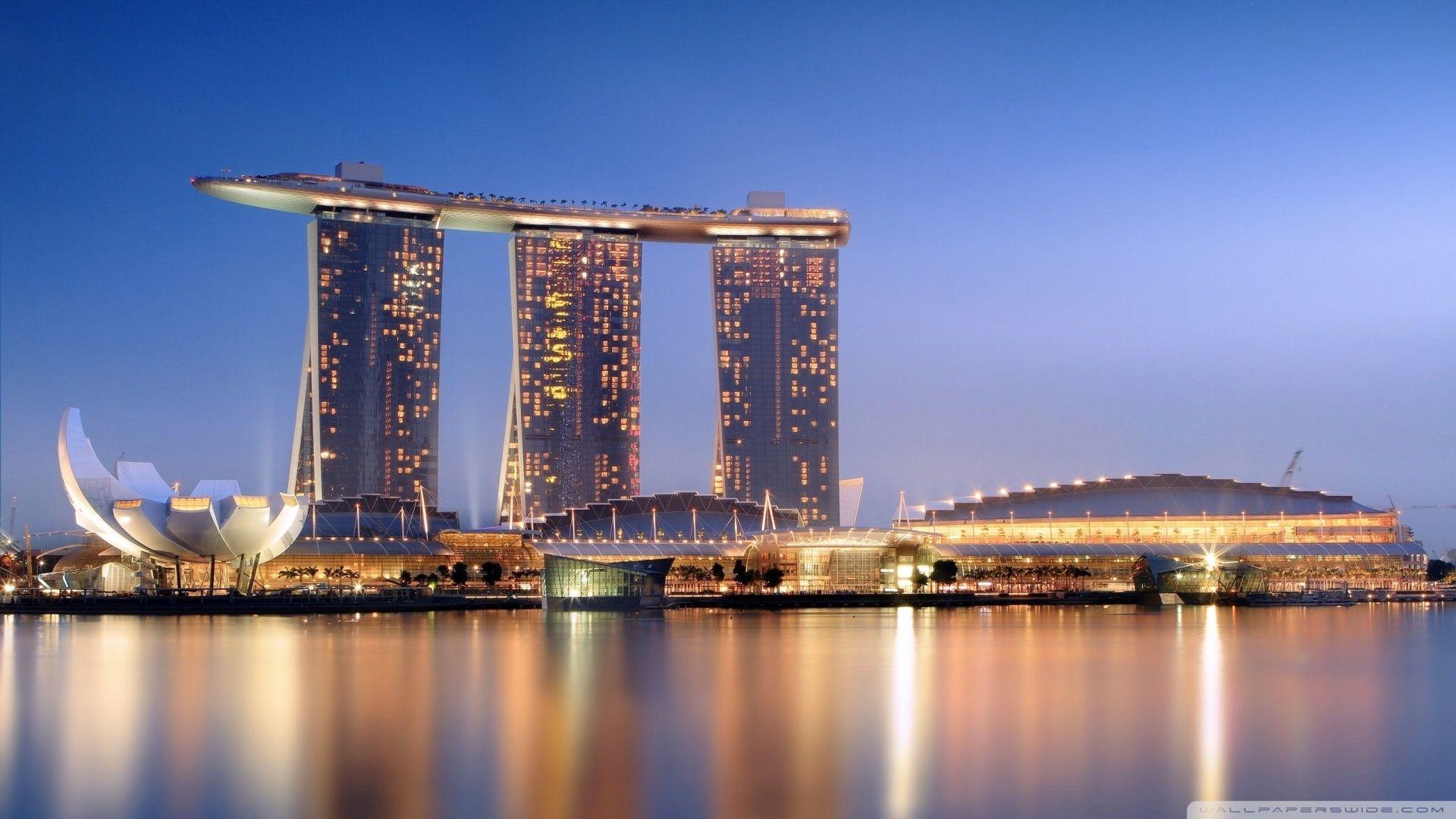 1920x1080 Marina Bay Sands Singapore ❤ 4K HD Desktop Wallpaper for 4K Ultra