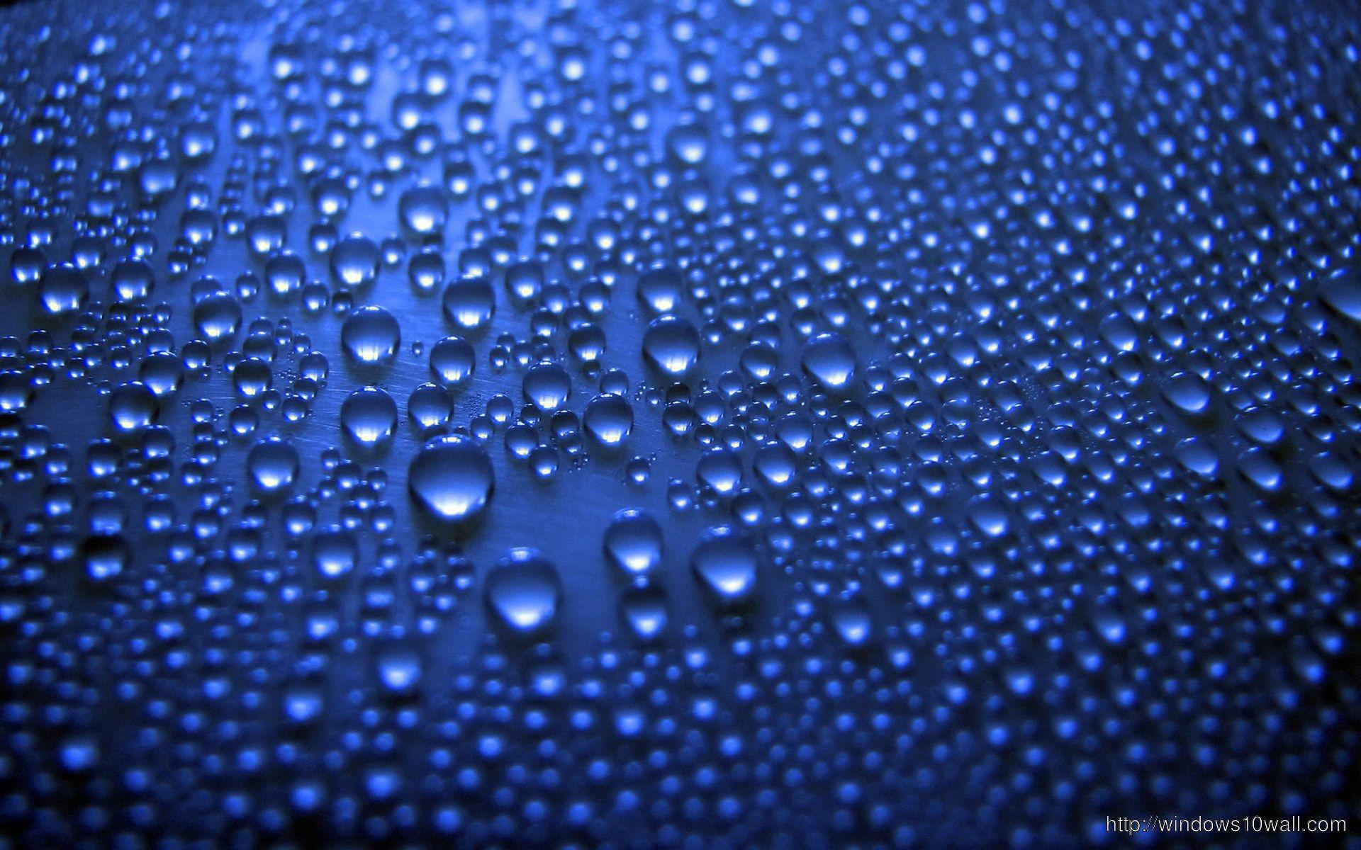 1920x1200 Cool Blue Abstract Drops Background Wallpaper