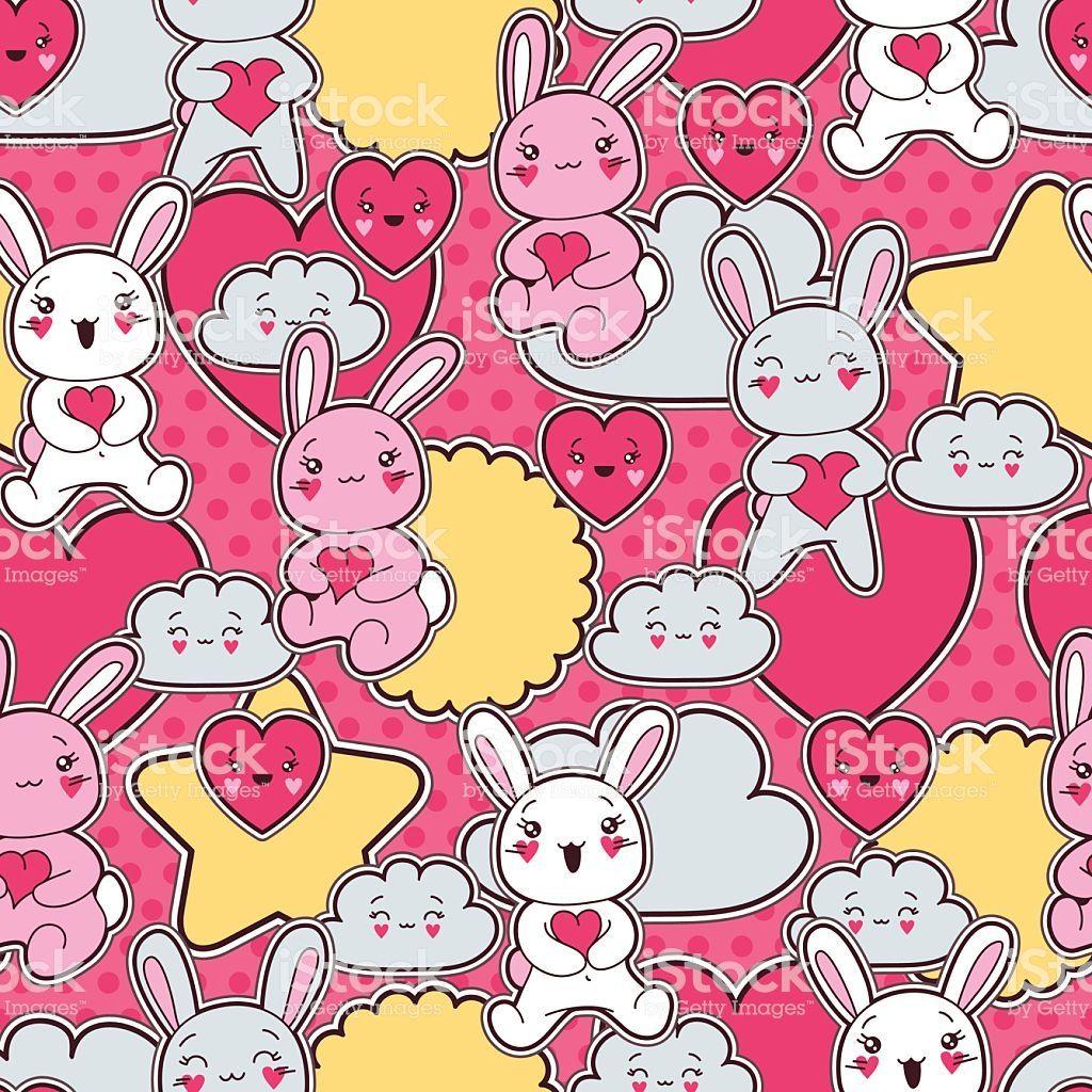 1024x1024 Free download Wallpaper Design Of The Japanese Pop Culture Kawaii