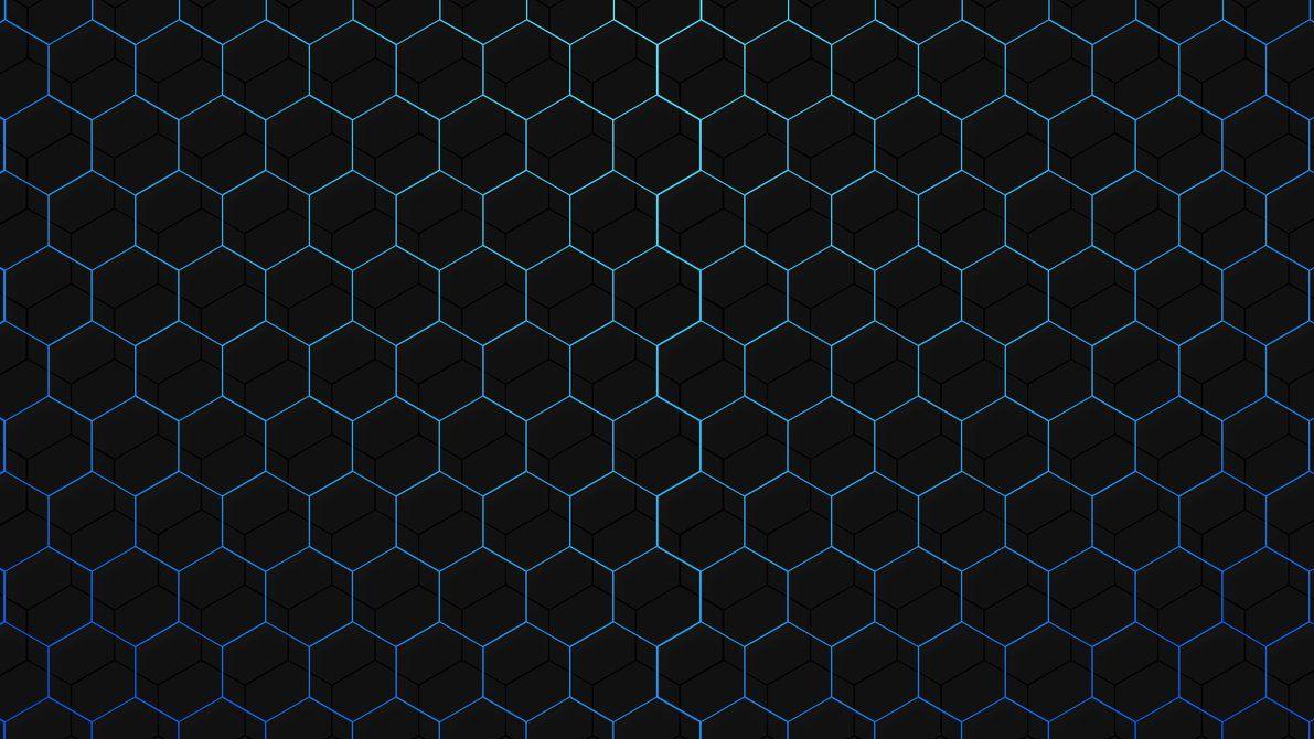 1191x670 Hexagon Wallpaper