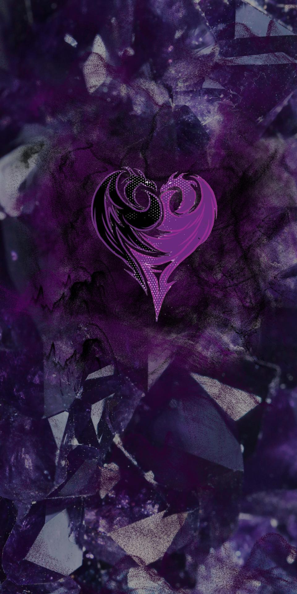 960x1920 Purple Maleficent Wallpaper
