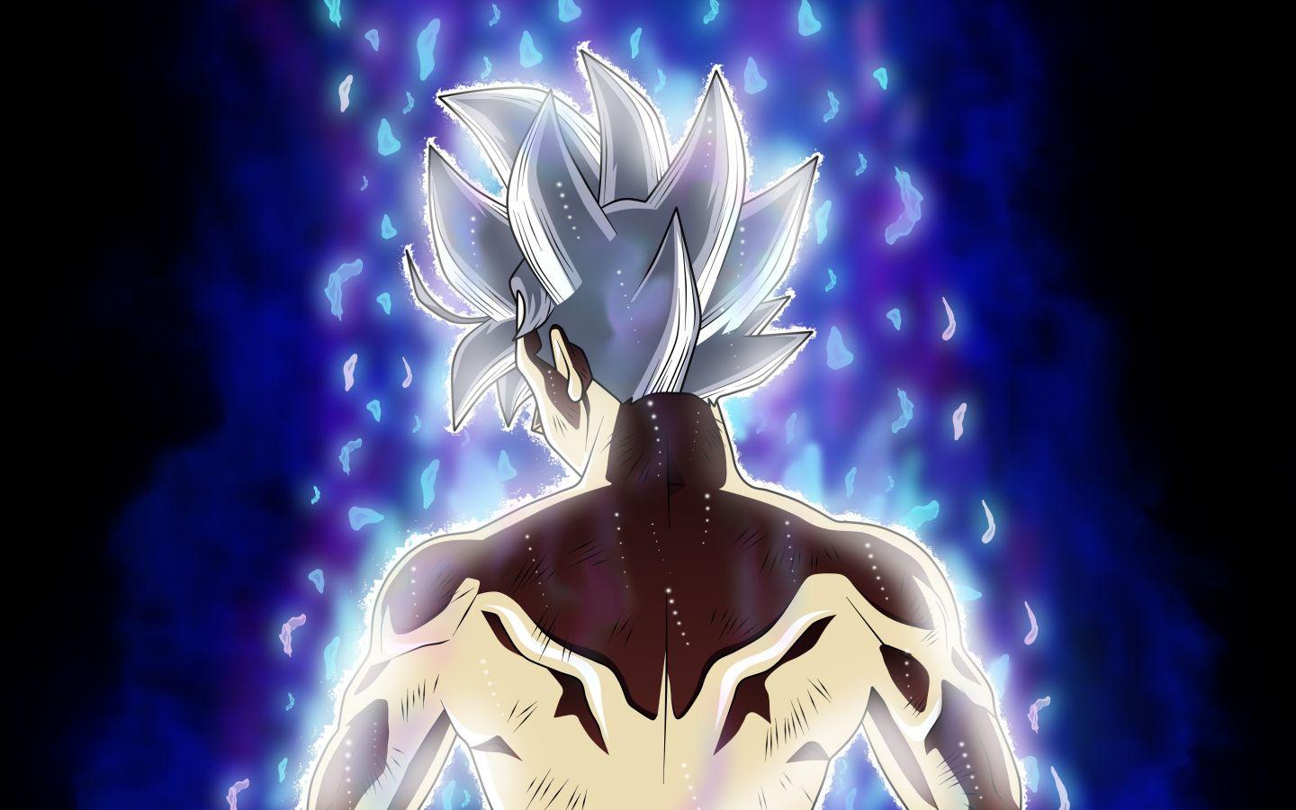 1440x900 Download 1440x900 wallpaper goku, back, dragon ball super