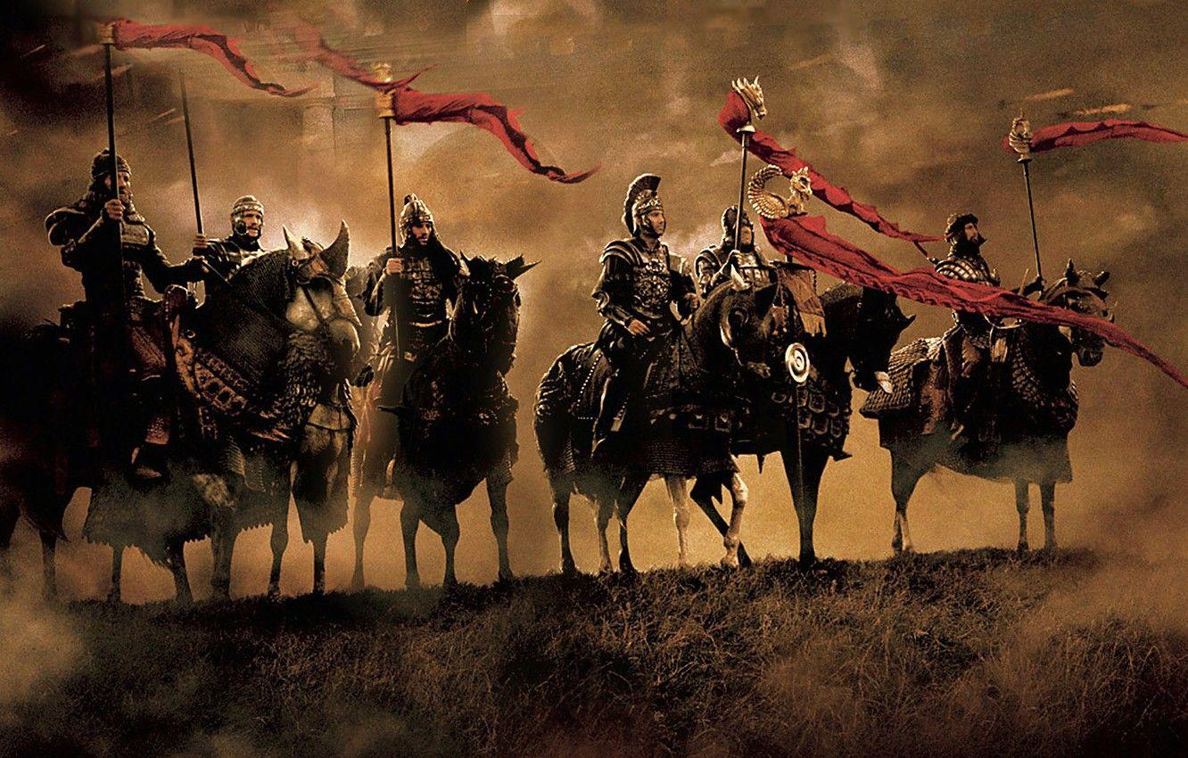 1332x850 Wallpaper armor, war, fight, horse, king, Arthur, King Arthur