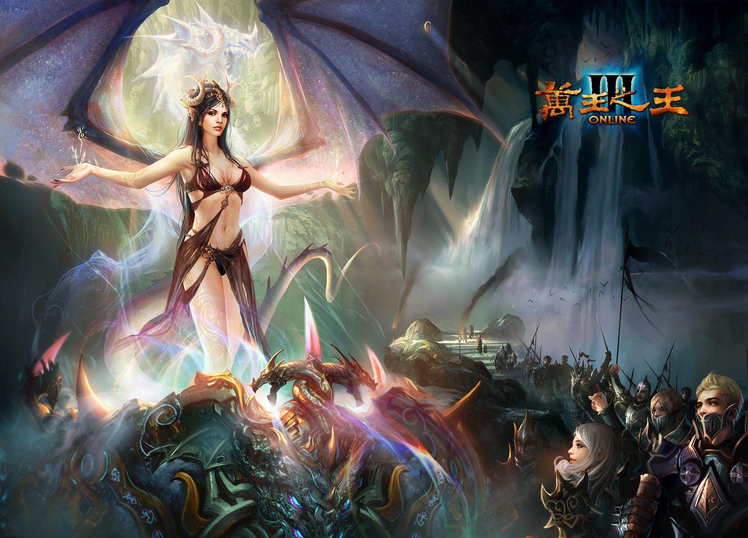 2392x1720 KING Of KINGS 3 fantasy mmo rpg action fighting online 1koks