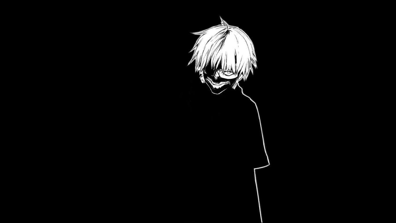 4098x768px, free download, HD wallpaper: Kaneki Ken, Tokyo Ghoul,  monochrome, manga