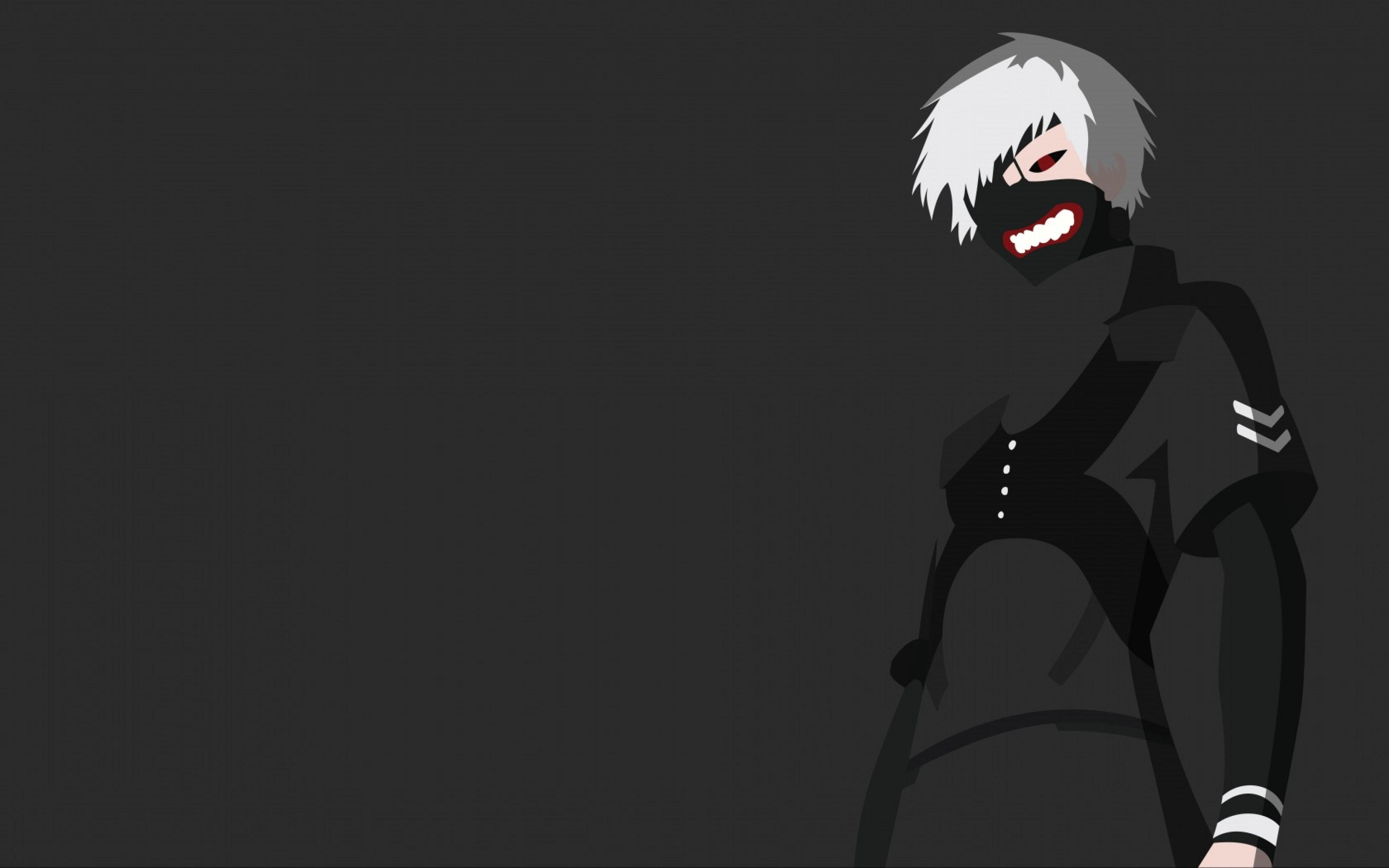 4098x768px, free download, HD wallpaper: Kaneki Ken, Tokyo Ghoul,  monochrome, manga