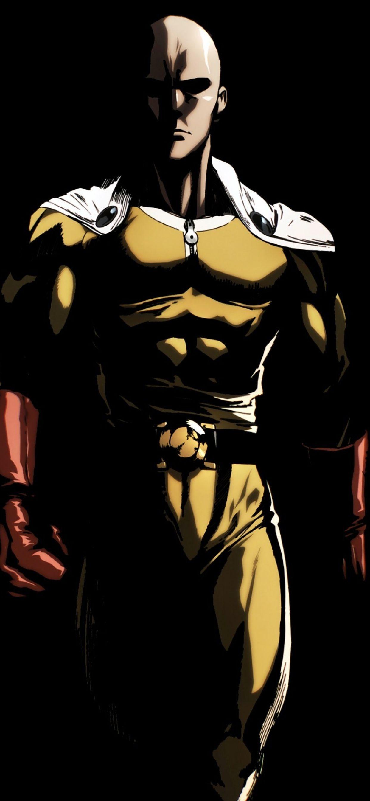 1242x2688 Saitama One Punch Man IPhone XS MAX Wallpaper, HD Anime