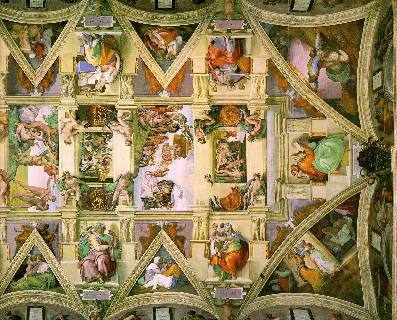 Sistine Chapel Ceiling Wallpapers Top Free Sistine Chapel Ceiling 