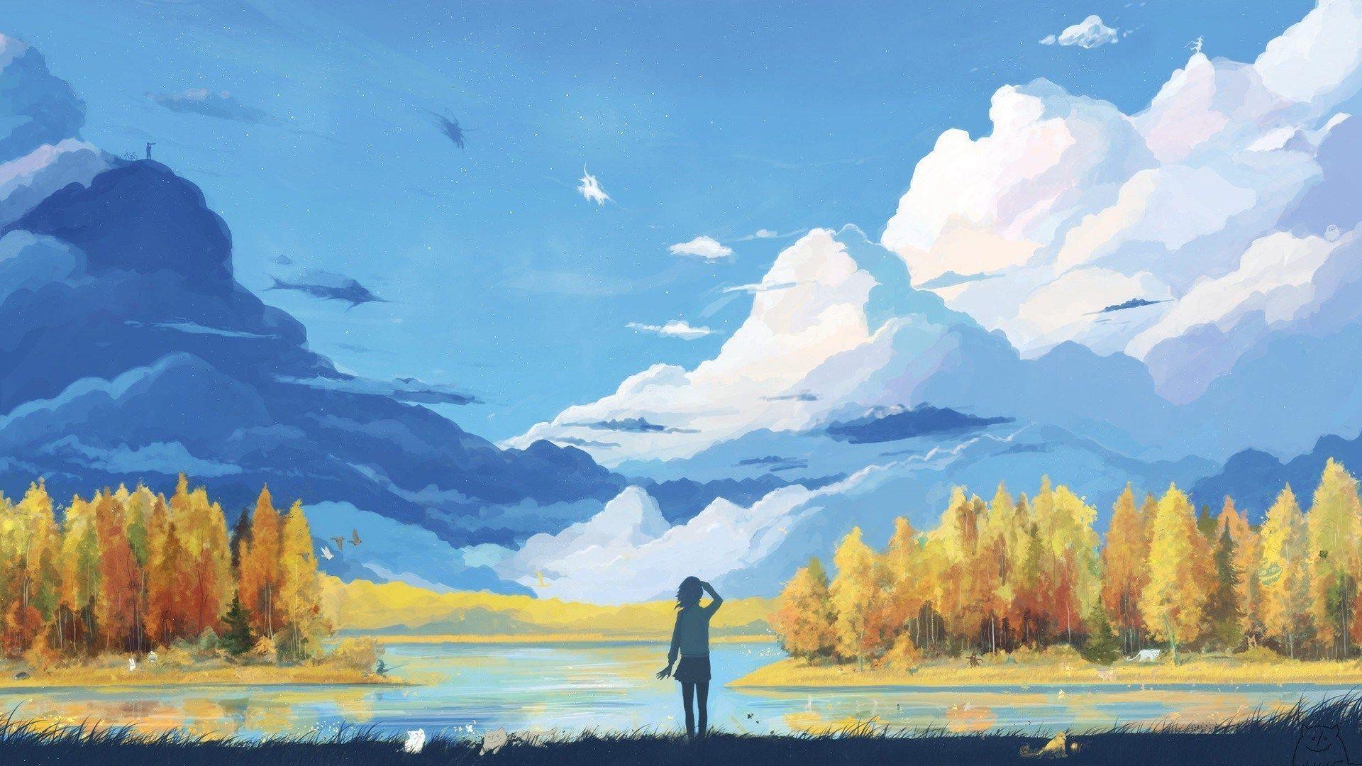 1920x1080 Best & Beautiful Anime Art Wallpaper