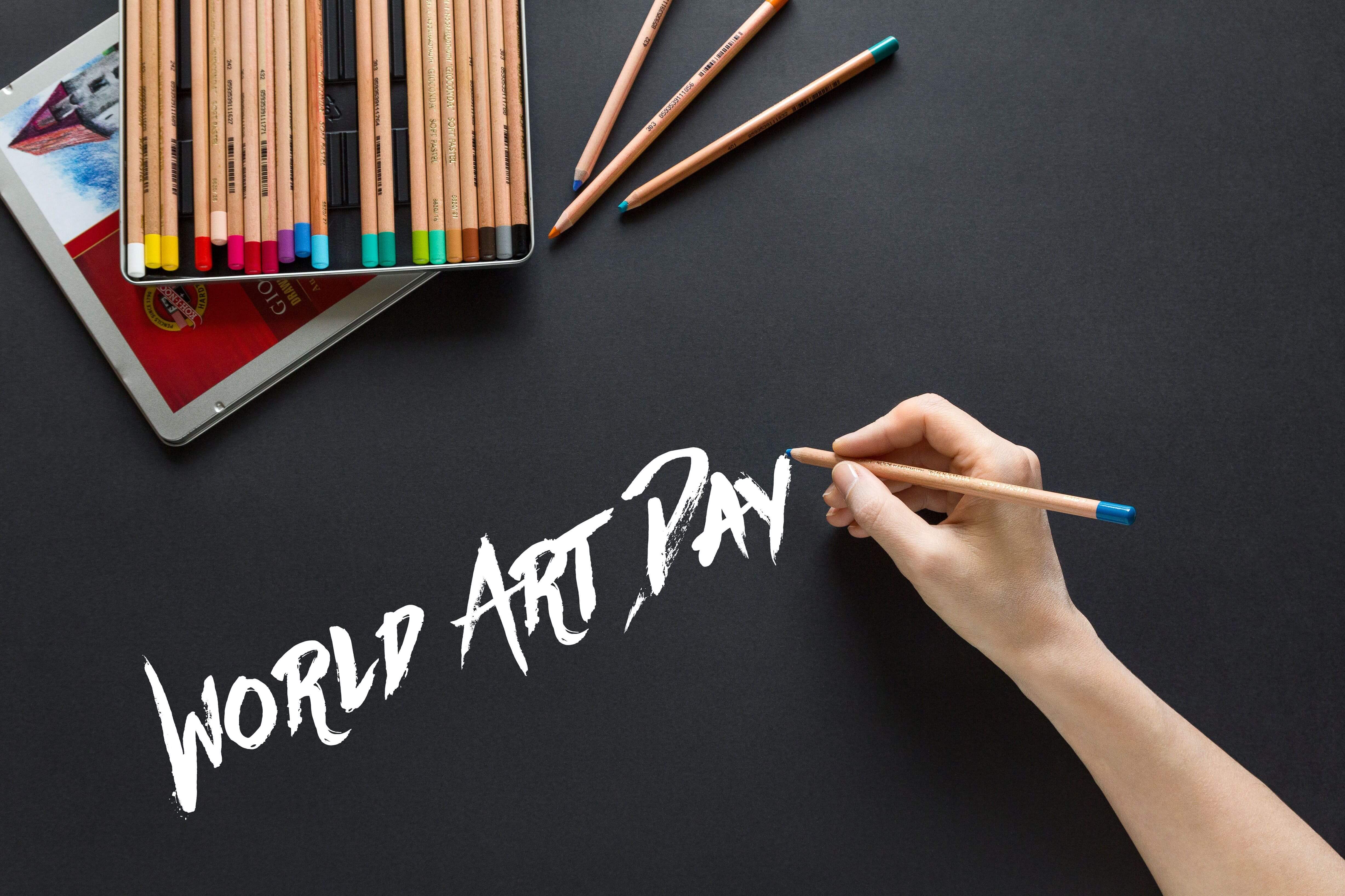 4910x3274 World Art Day Wallpaper