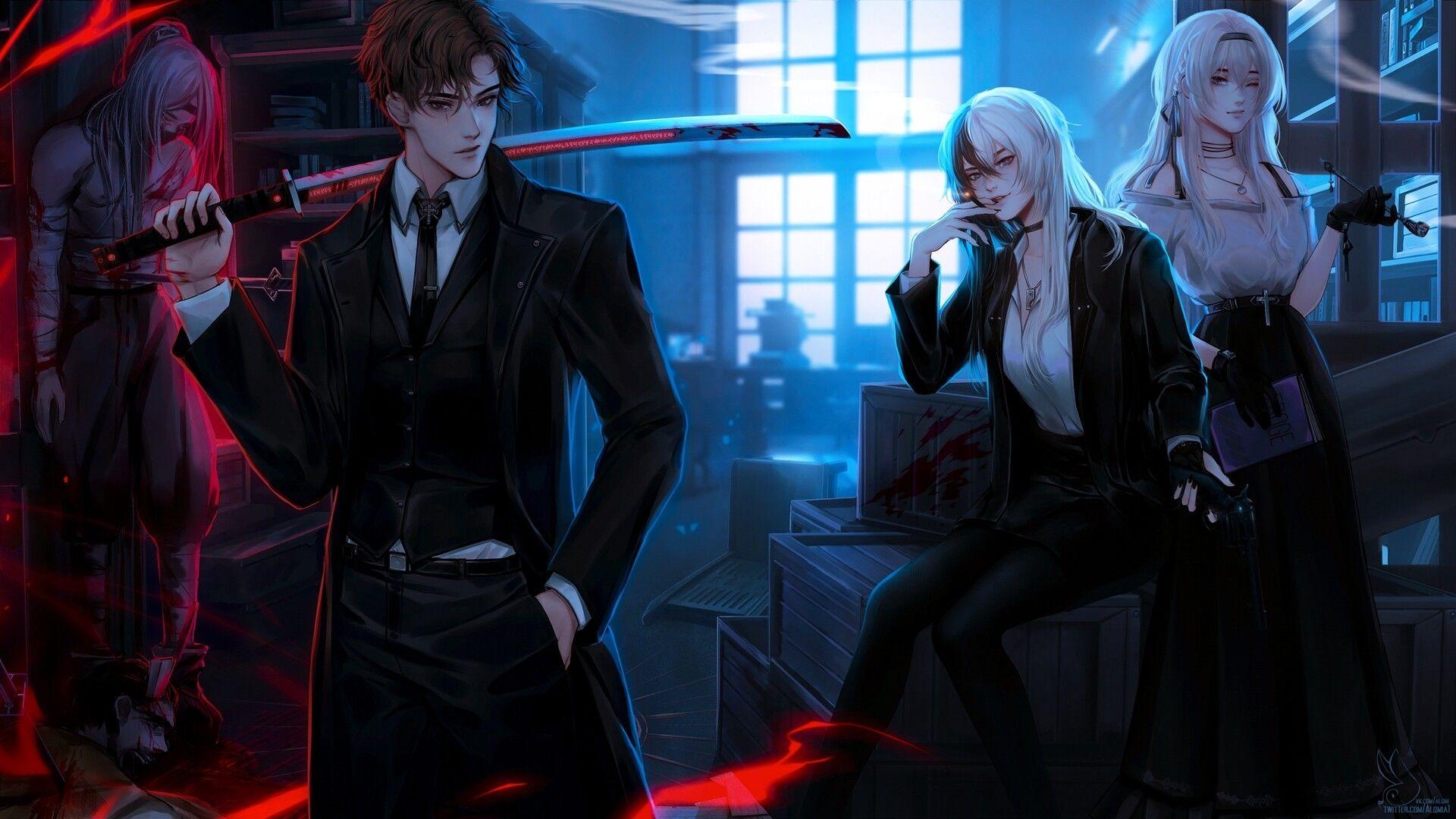 1920x1080 Anime Boy Stock Art Wallpaper, HD Anime 4K Wallpaper, Image, Photo and Background