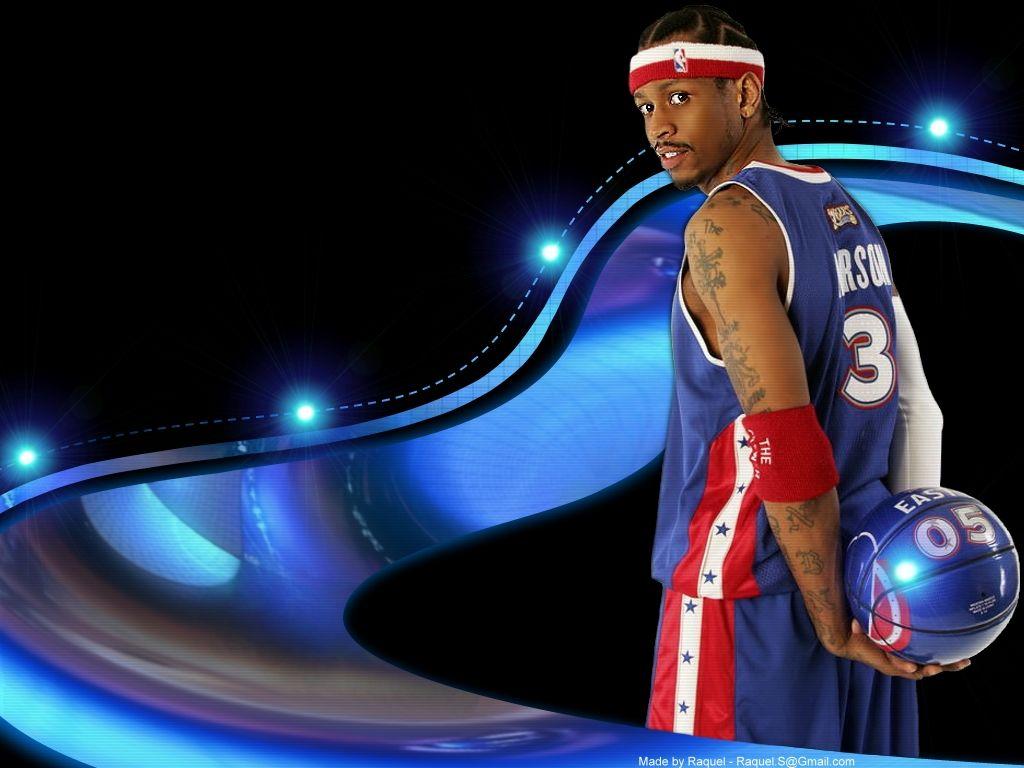 1024x768 Allen Iverson NBA wallpaper