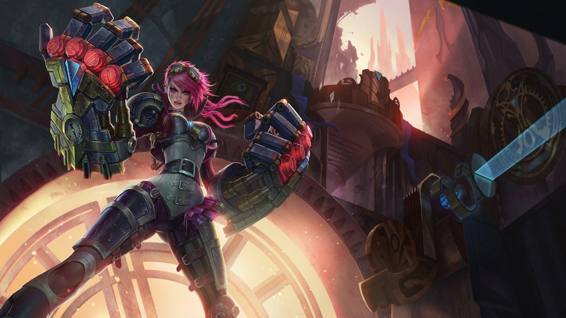 1920x1080 League Of Legends, Vi Wallpaper HD / Desktop and Mobile Background