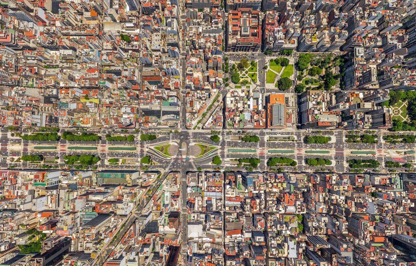 1332x850 Wallpaper Argentina, drone, Buenos Aires image for desktop, section город