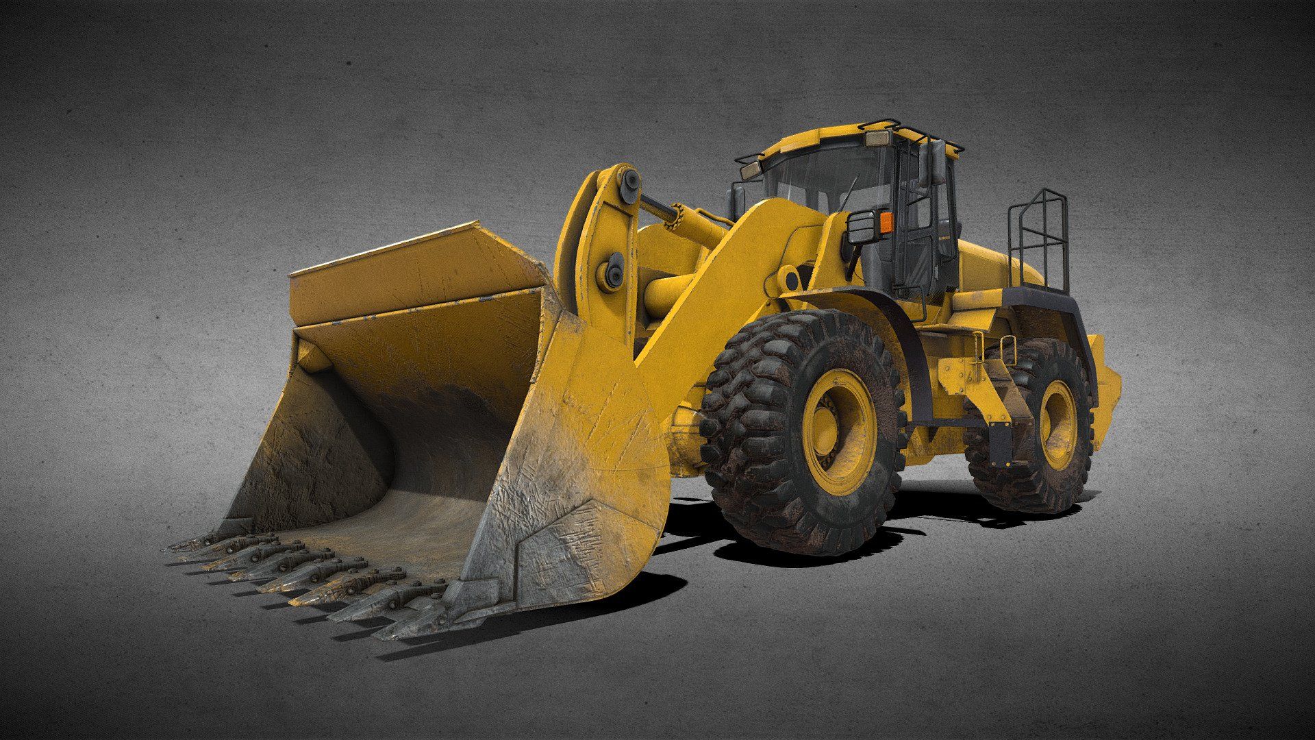 1920x1080 Wheel Loader model by Phil Rivera [04e6c88]